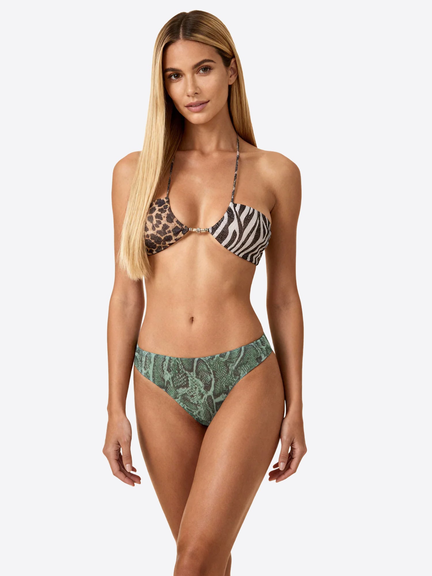 Bikini FUCK da Donna - verde FK26-SW0142X10