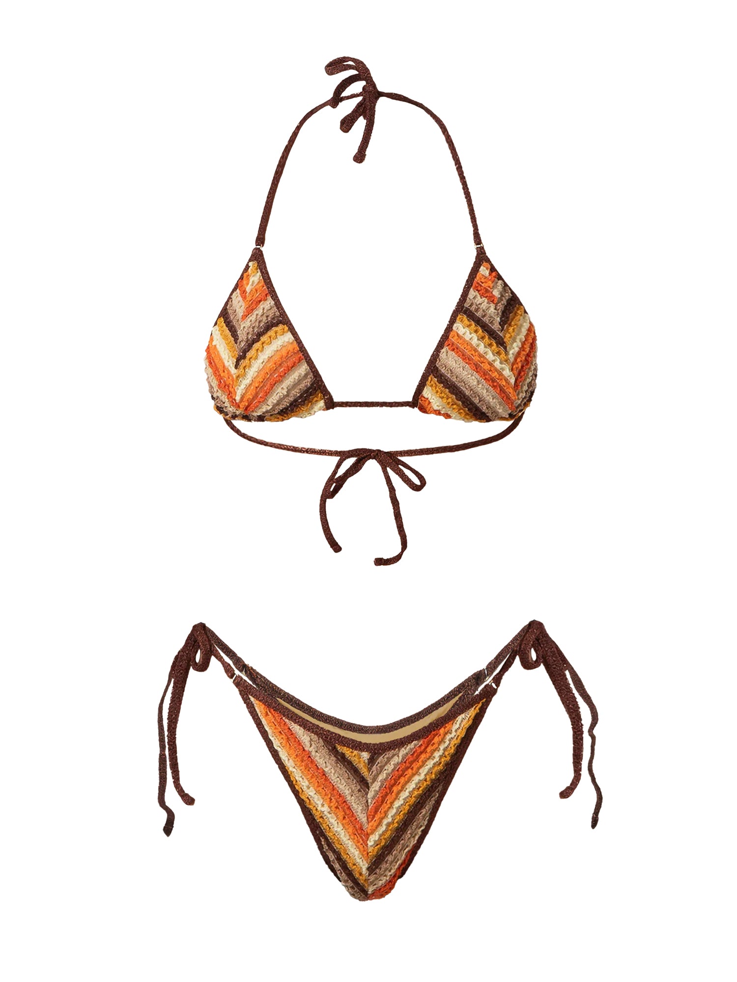 Bikini FUCK da Donna - arancione FK26-SW0751BN
