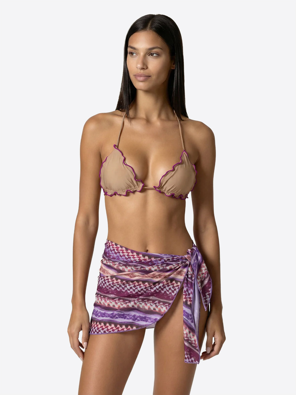 Pareo FUCK da Donna - viola FK26-SW3006X56