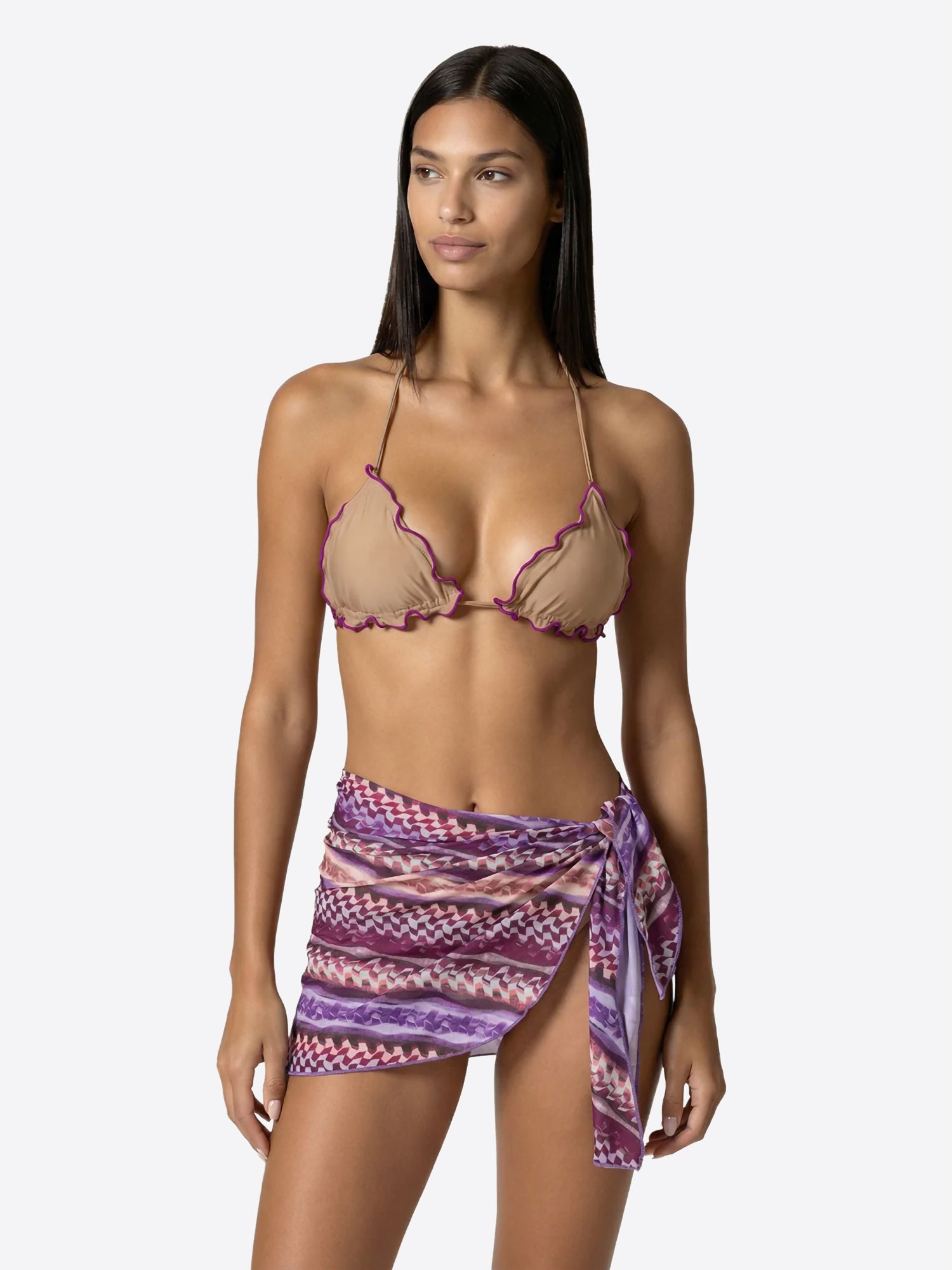 Pareo FUCK da Donna - viola FK26-SW3006X56