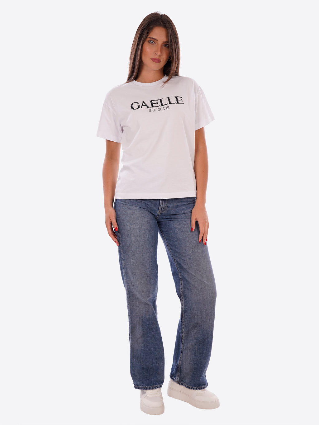 T-shirt GAELLE da Donna - bianco GA9252BIANCO