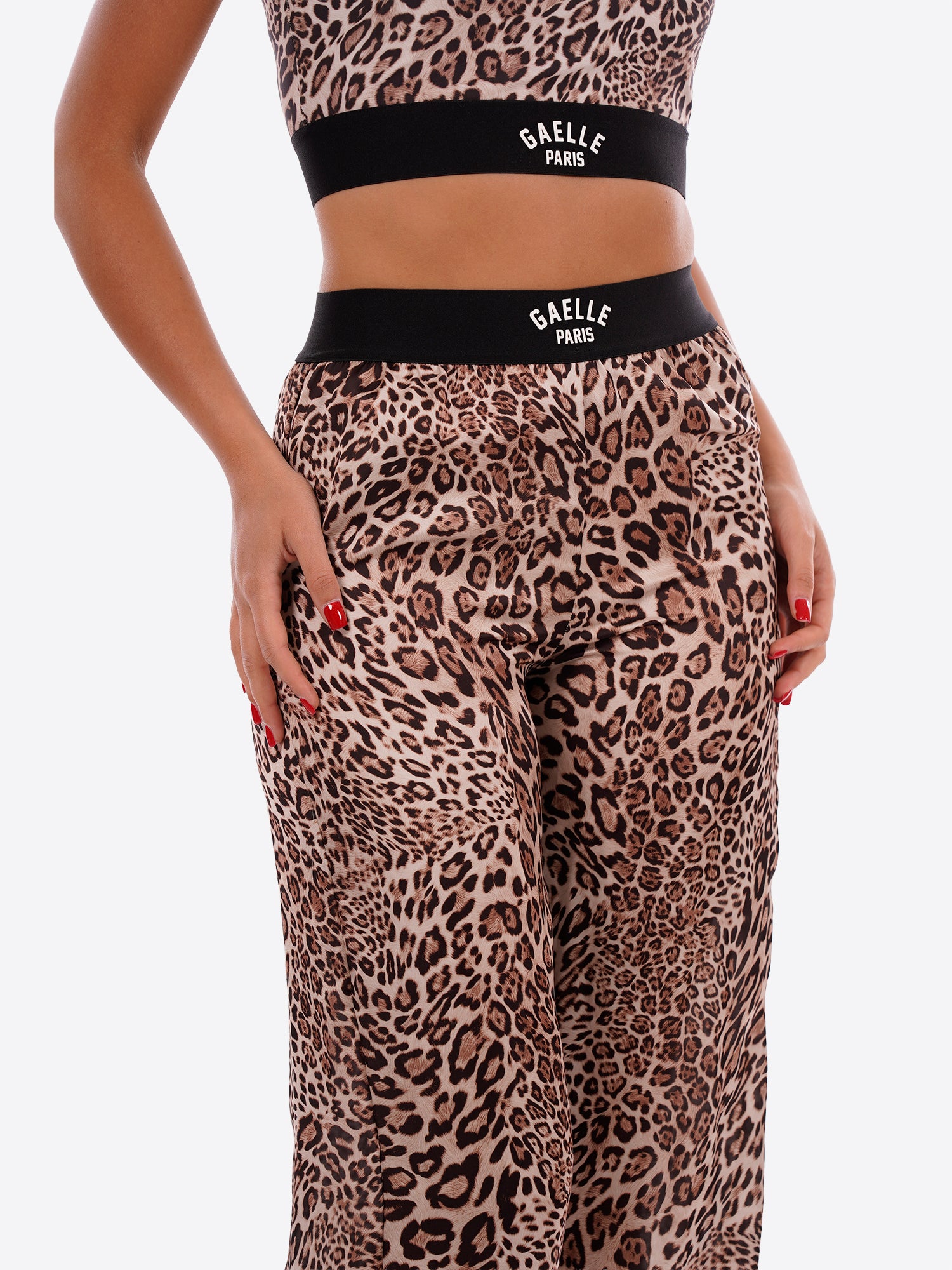Pantalone GAELLE da Donna - nero GA9301ANIMALIER