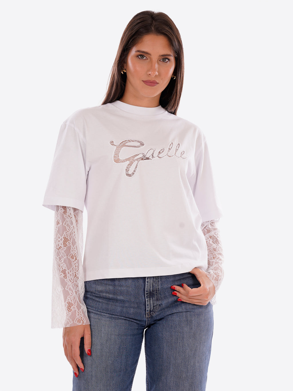 T-shirt GAELLE da Donna - bianco GA9343BIANCO