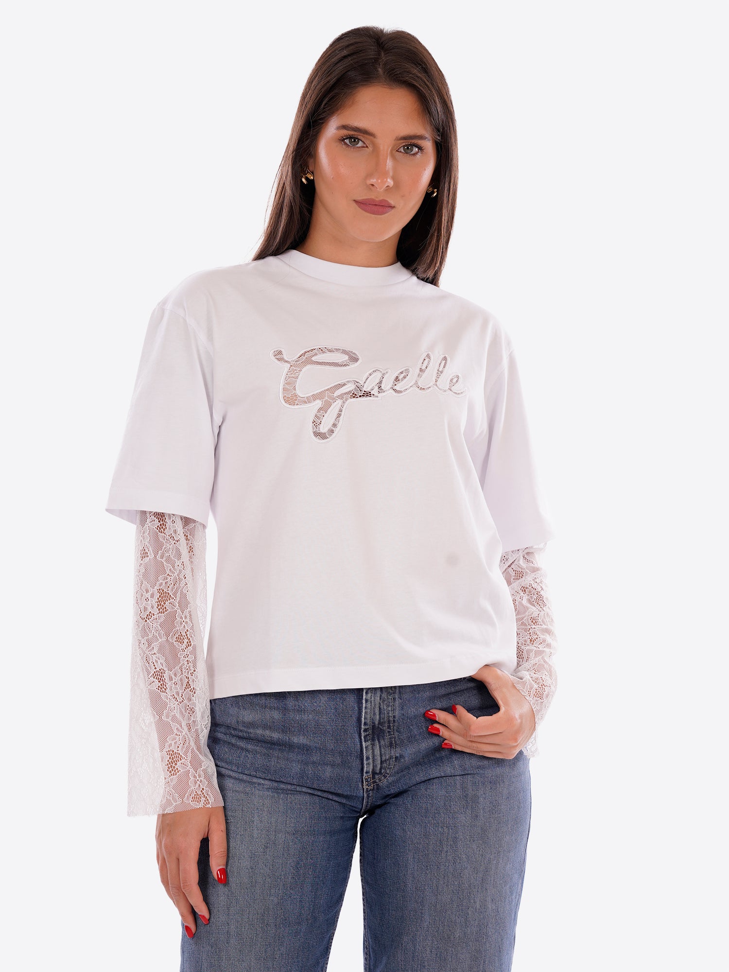 T-shirt GAELLE da Donna - bianco GA9343BIANCO