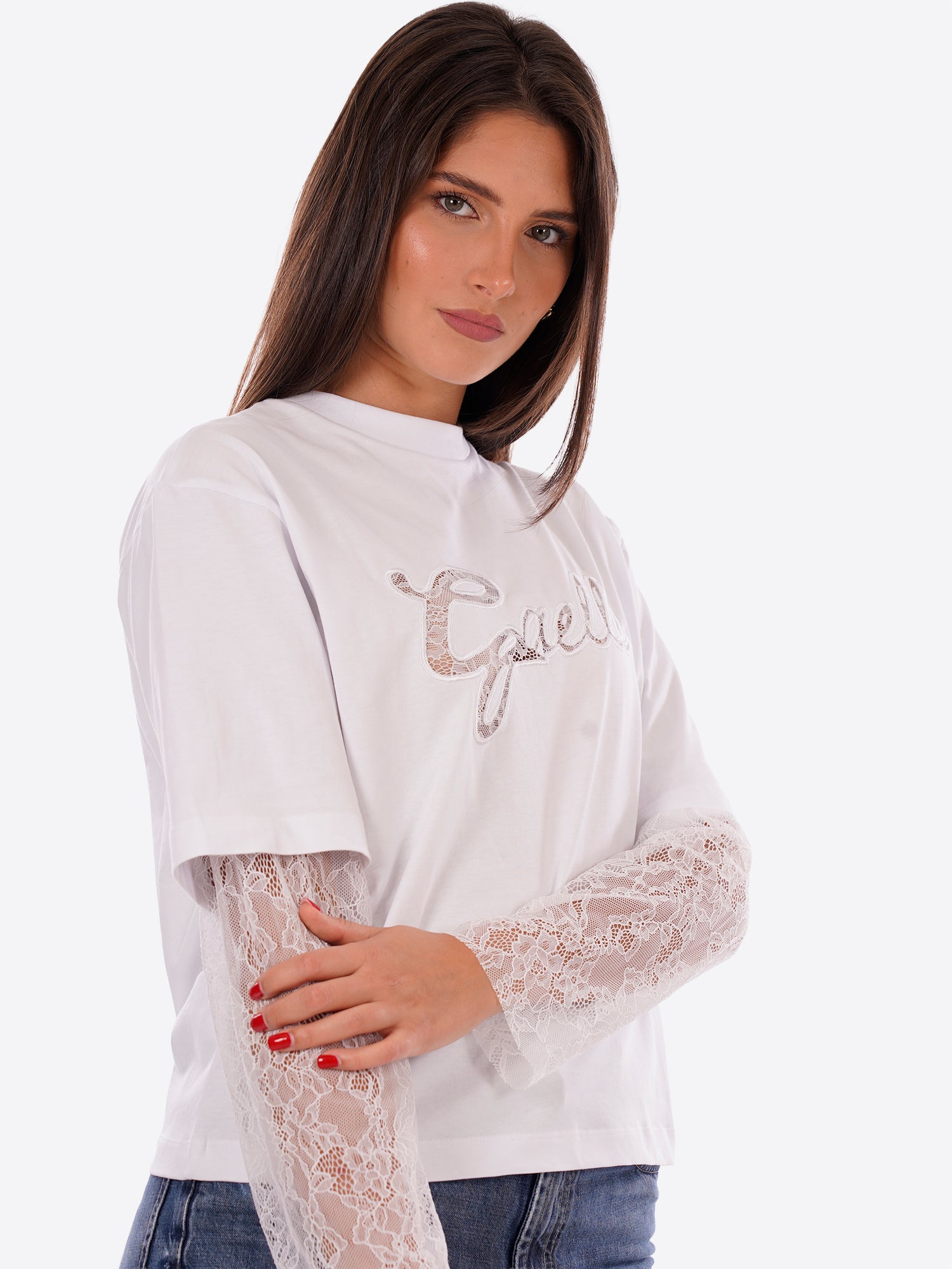 T-shirt GAELLE da Donna - bianco GA9343BIANCO