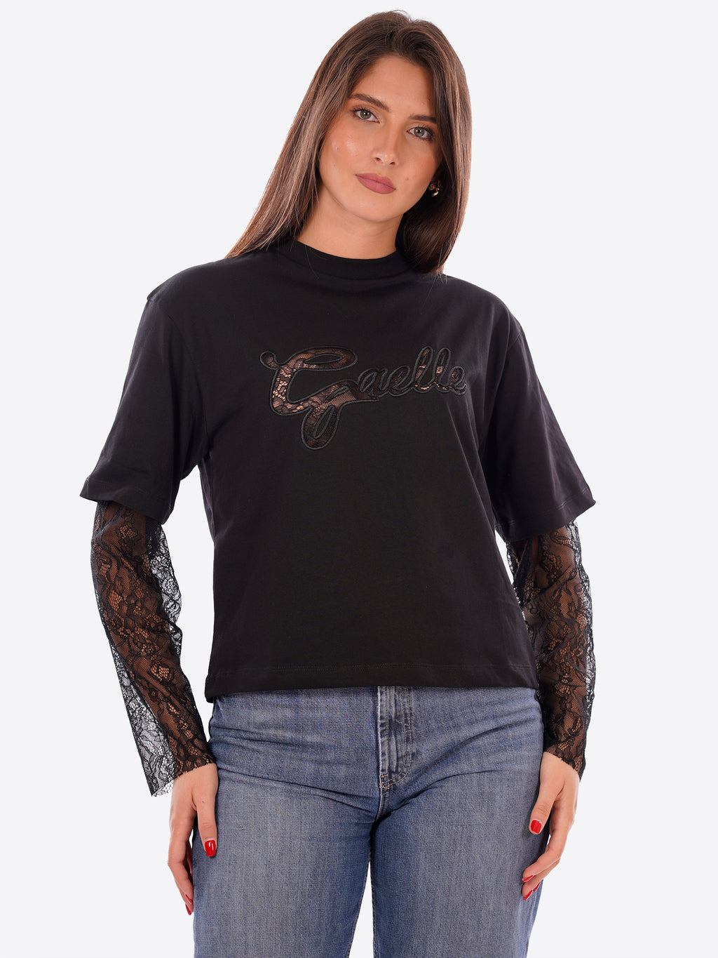 T-shirt GAELLE da Donna - nero GA9343NERO
