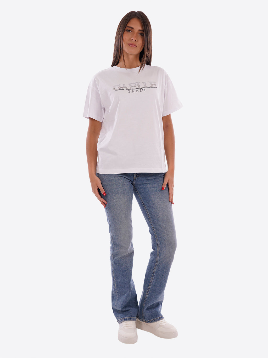 T-shirt GAELLE da Donna - bianco GA9374BIANCO