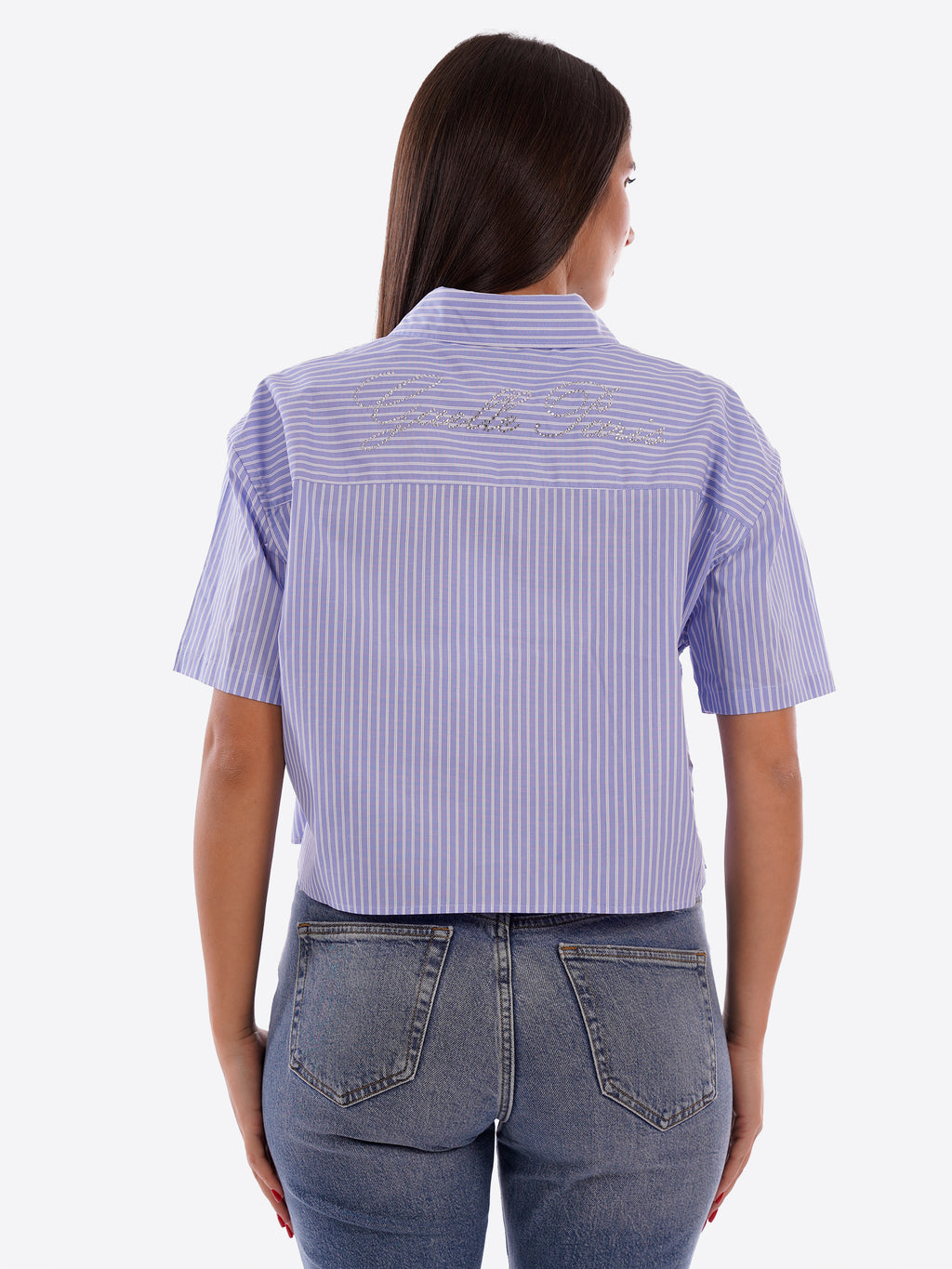 Camicia maniche corte GAELLE da Donna - blu GA9837AZZURRO