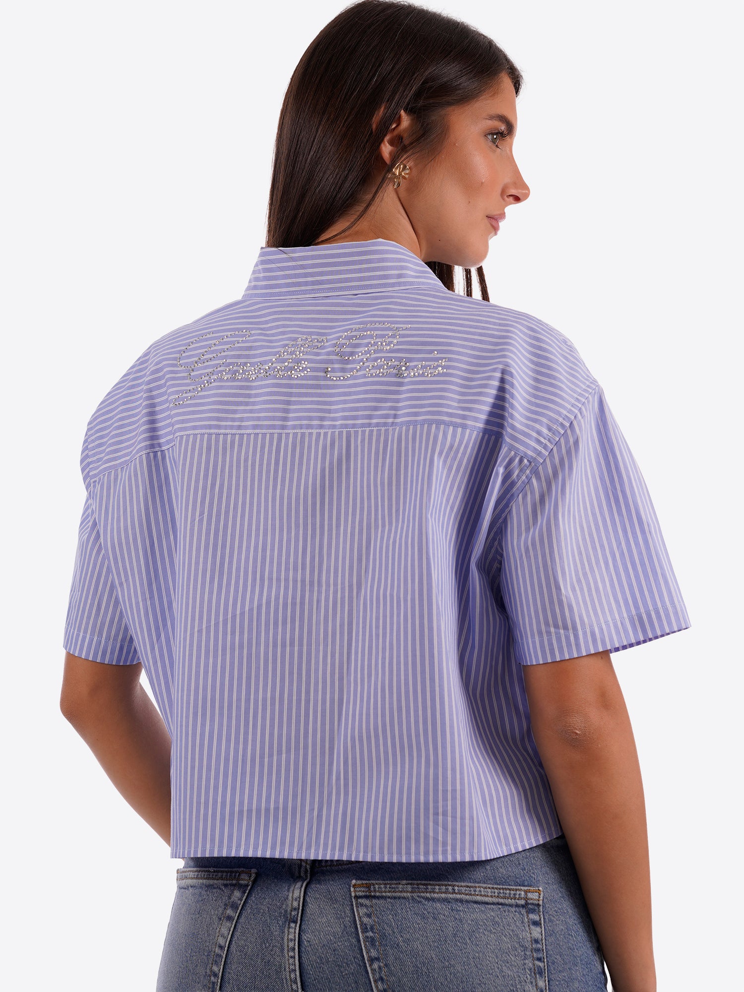 Camicia maniche corte GAELLE da Donna - blu GA9837AZZURRO