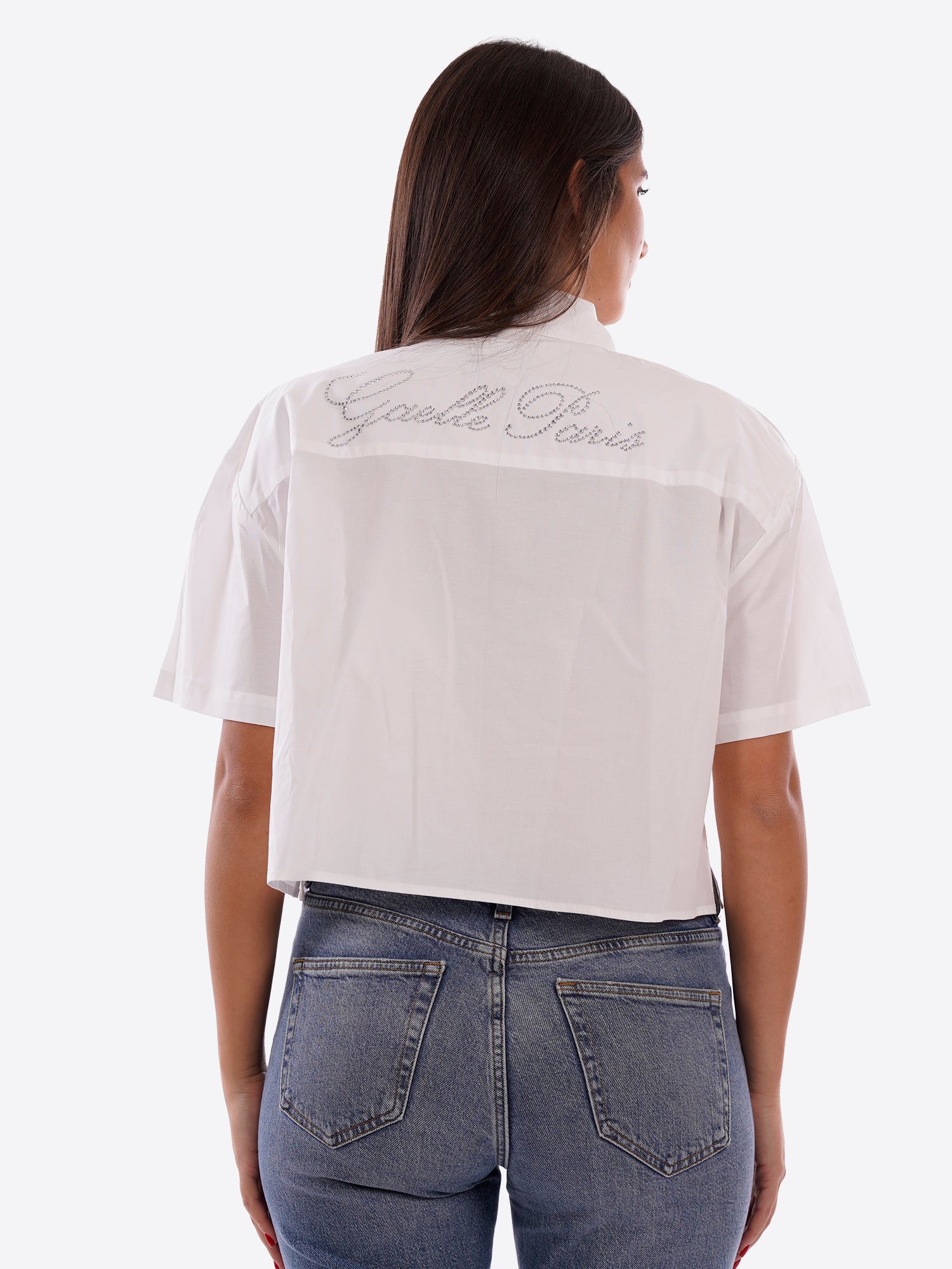 Camicia maniche corte GAELLE da Donna - bianco GA9858BIANCO
