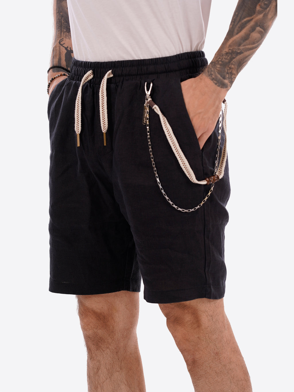 Bermuda GIANNI LUPO da Uomo - nero FJ3269-S26BLK