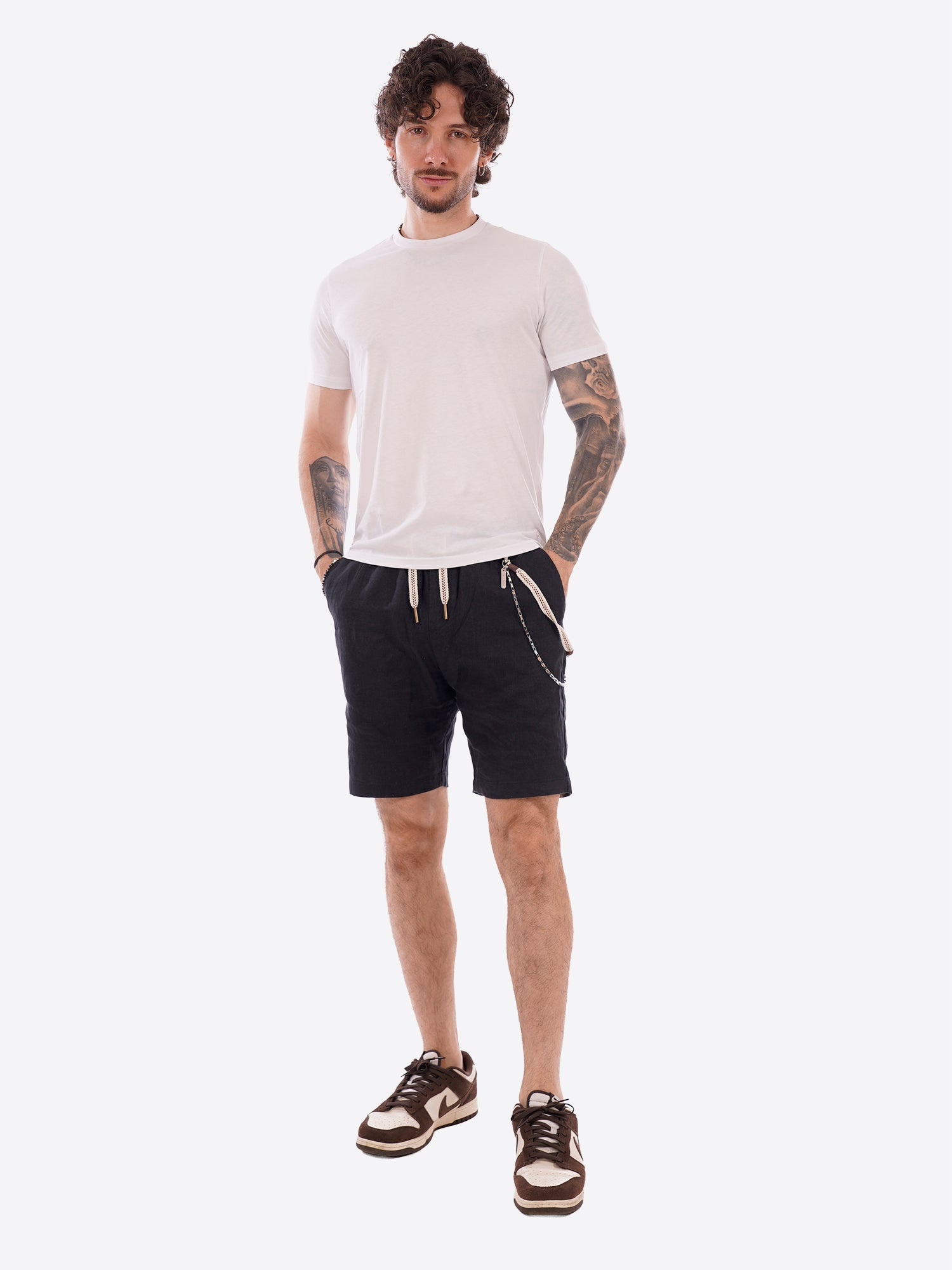 Bermuda GIANNI LUPO da Uomo - nero FJ3269-S26BLK