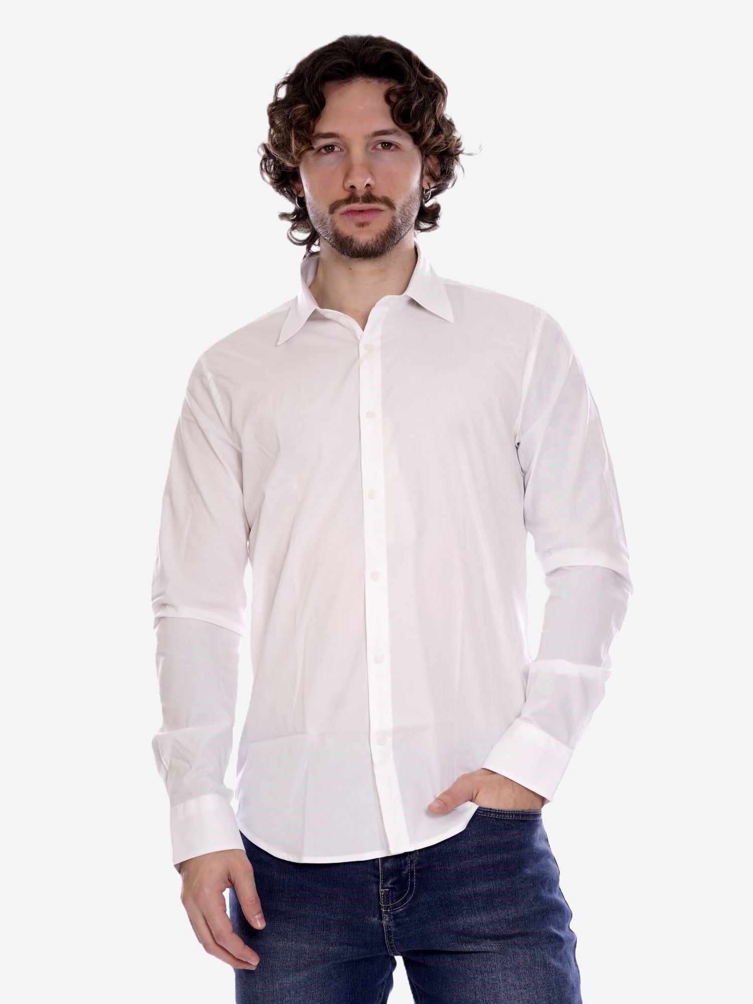 Camicia GIANNI LUPO da Uomo - bianco GL070DA-S26WHT