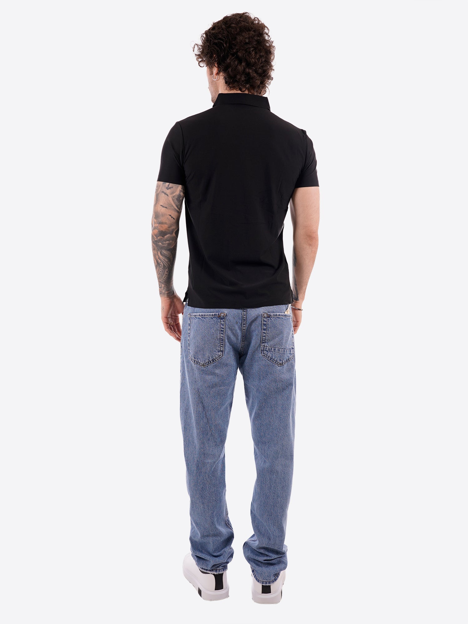 Polo GIANNI LUPO da Uomo - nero GL1003TB-S26BLK