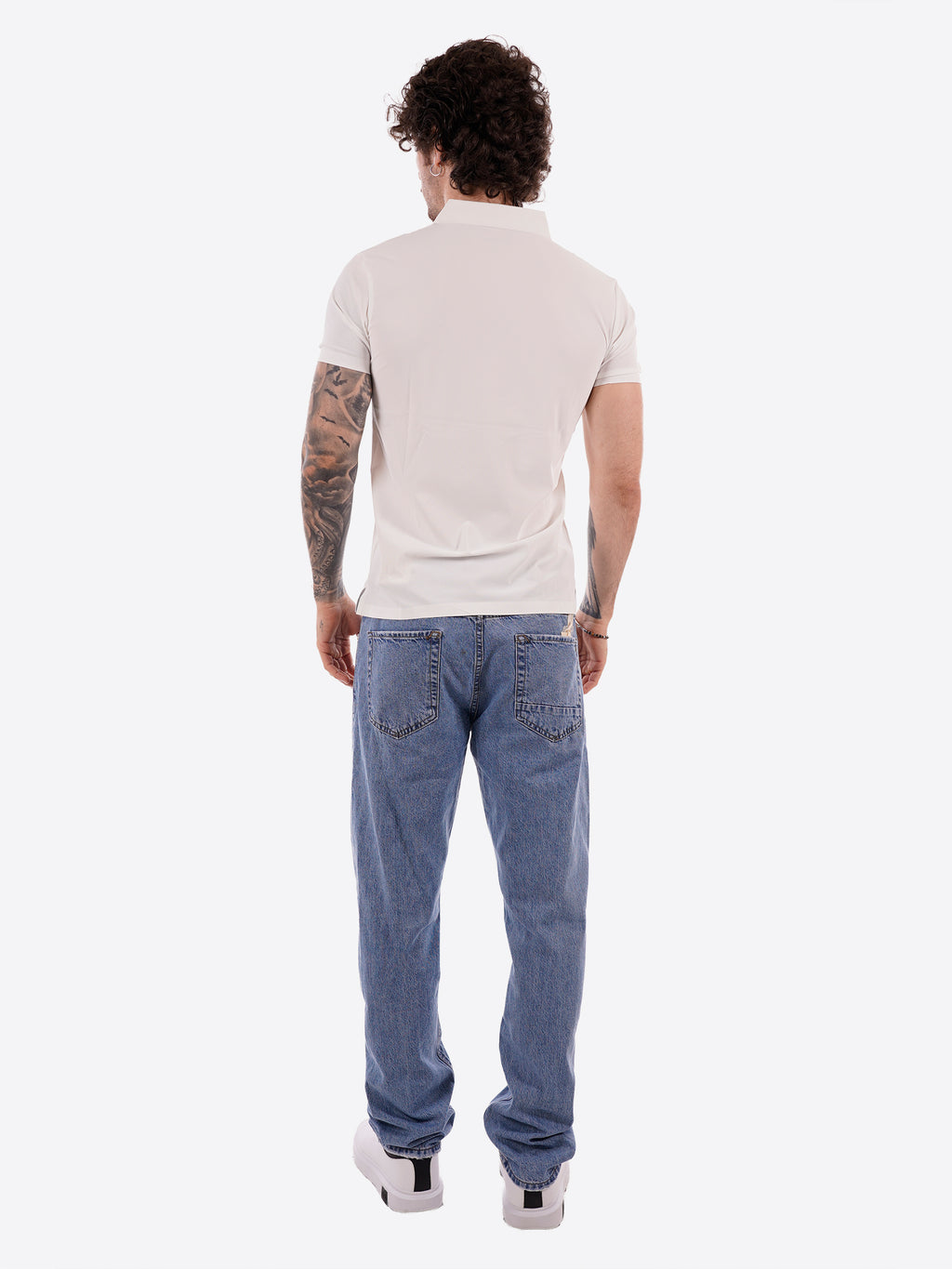Polo GIANNI LUPO da Uomo - bianco GL1003TB-S26WHT