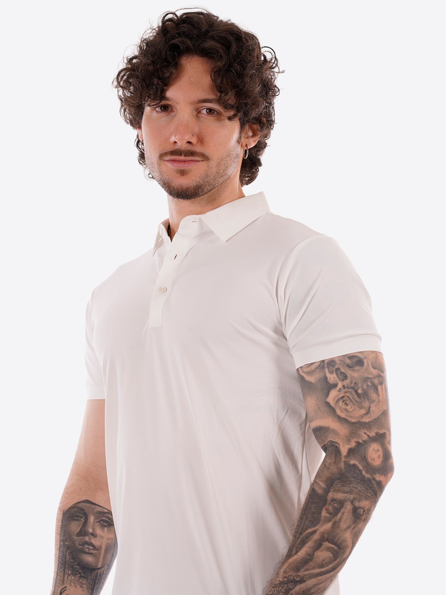 Polo GIANNI LUPO da Uomo - bianco GL1003TB-S26WHT
