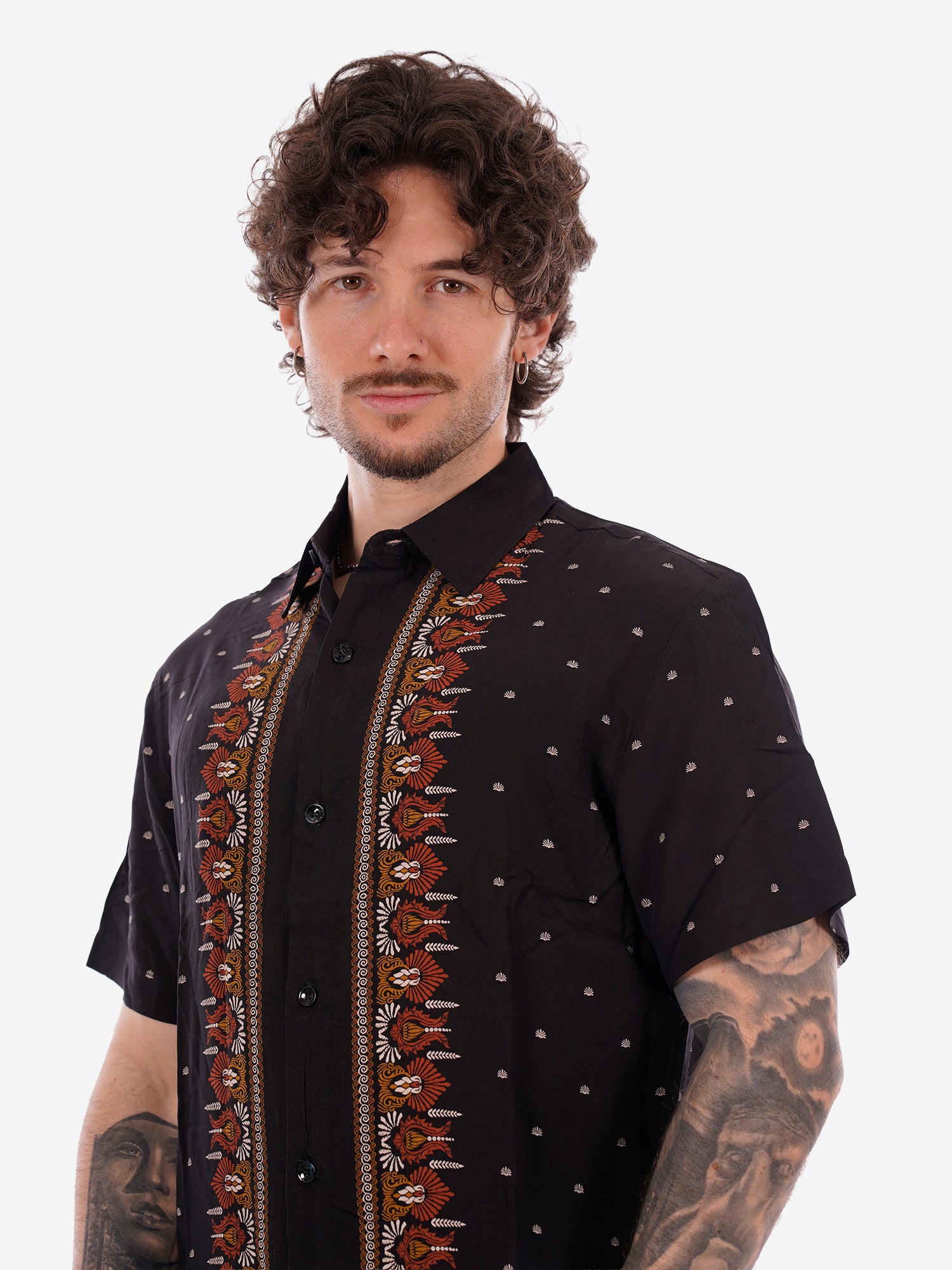 Camicia GIANNI LUPO da Uomo - nero GL1026TBBLK
