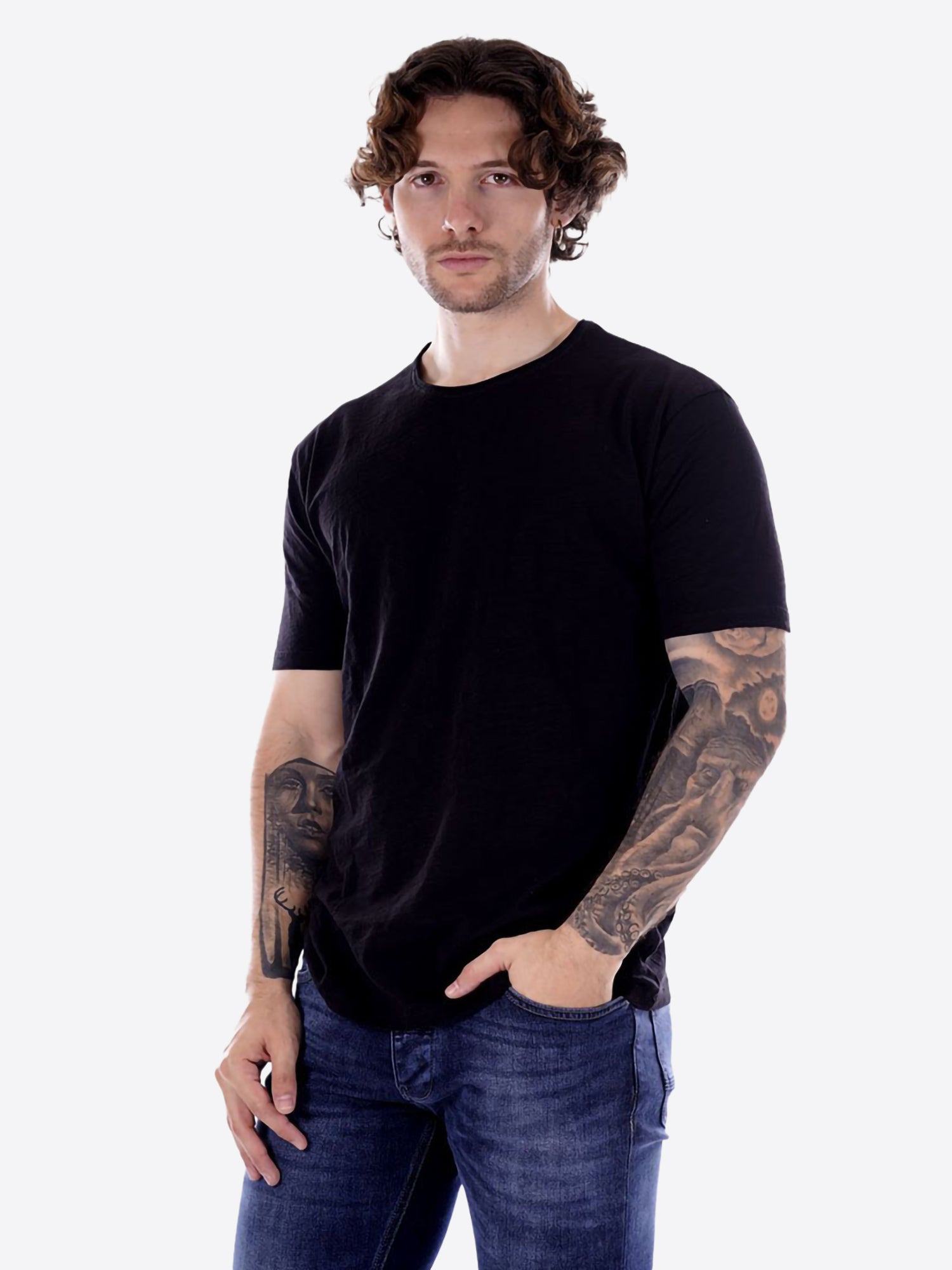 T-shirt GIANNI LUPO da Uomo - nero GL1053F-S26BLK