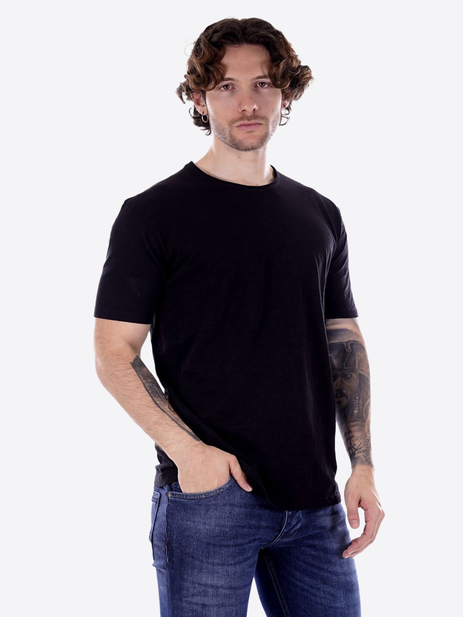 T-shirt GIANNI LUPO da Uomo - nero GL1053F-S26BLK