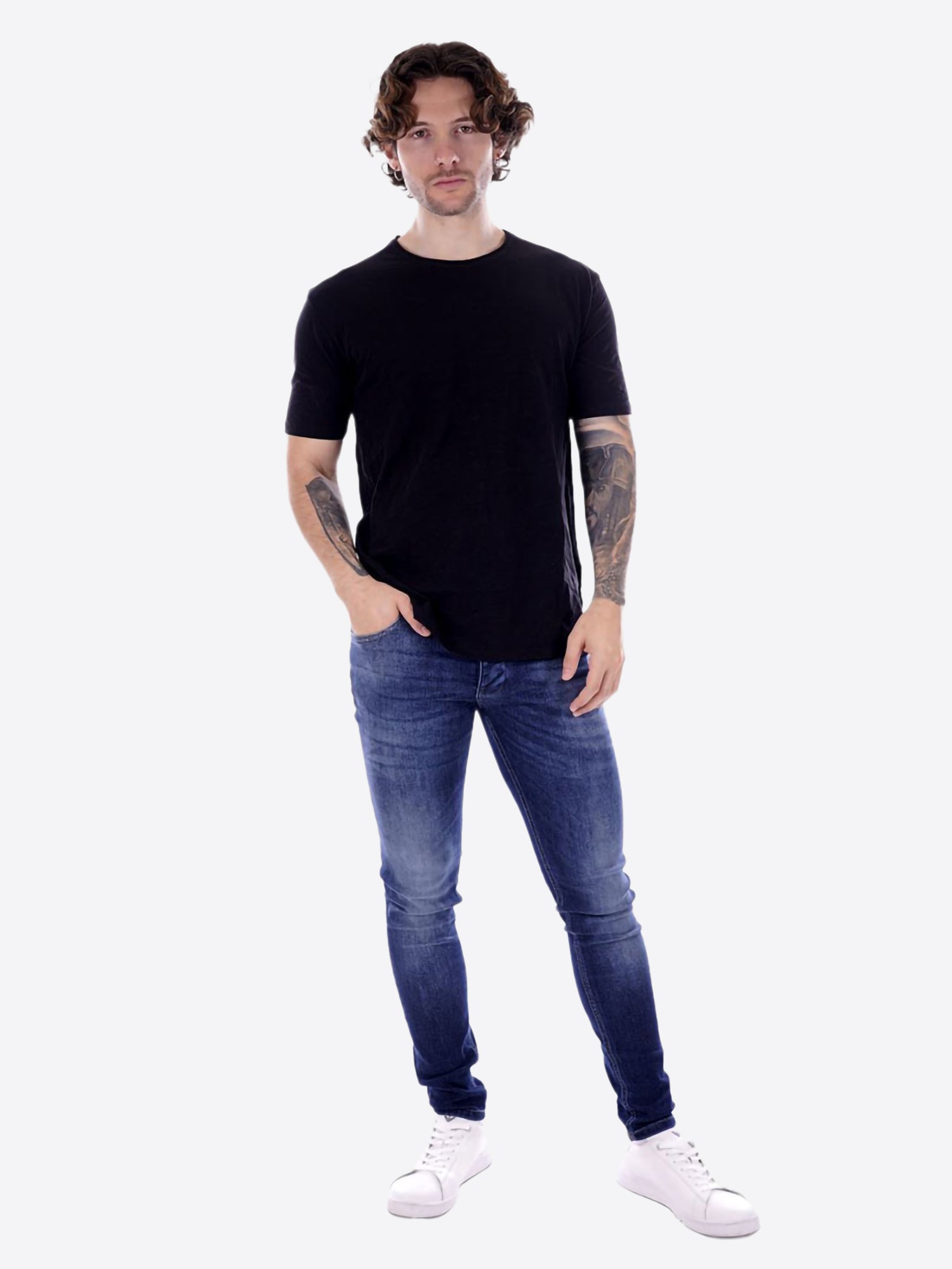 T-shirt GIANNI LUPO da Uomo - nero GL1053F-S26BLK