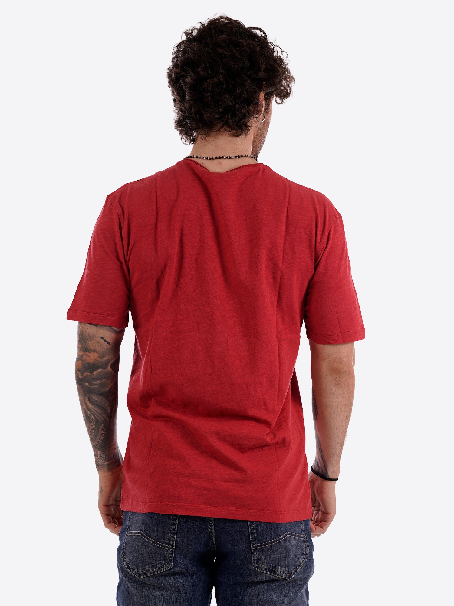 T-shirt GIANNI LUPO da Uomo - rosso GL1053F-S26INDIA
