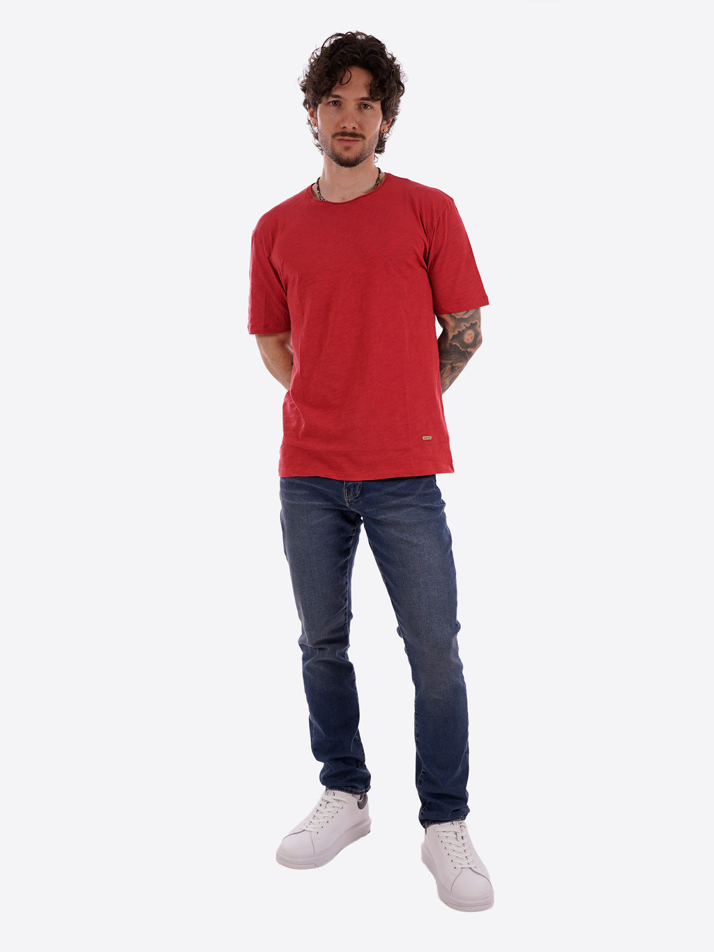 T-shirt GIANNI LUPO da Uomo - rosso GL1053F-S26INDIA