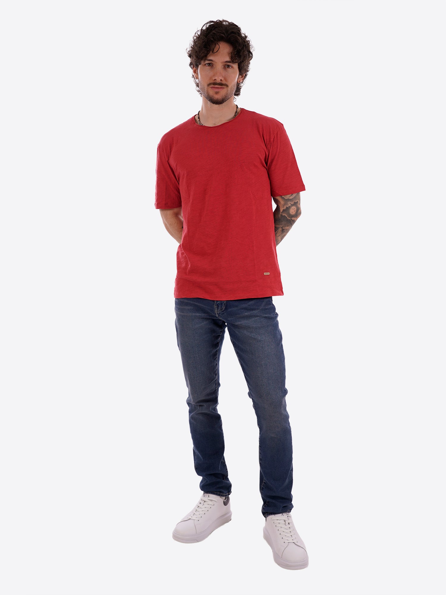 T-shirt GIANNI LUPO da Uomo - rosso GL1053F-S26INDIA