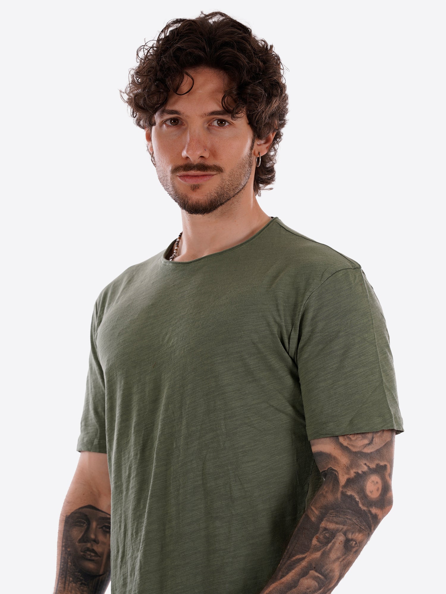 T-shirt GIANNI LUPO da Uomo - verde GL1053F-S26VERDE