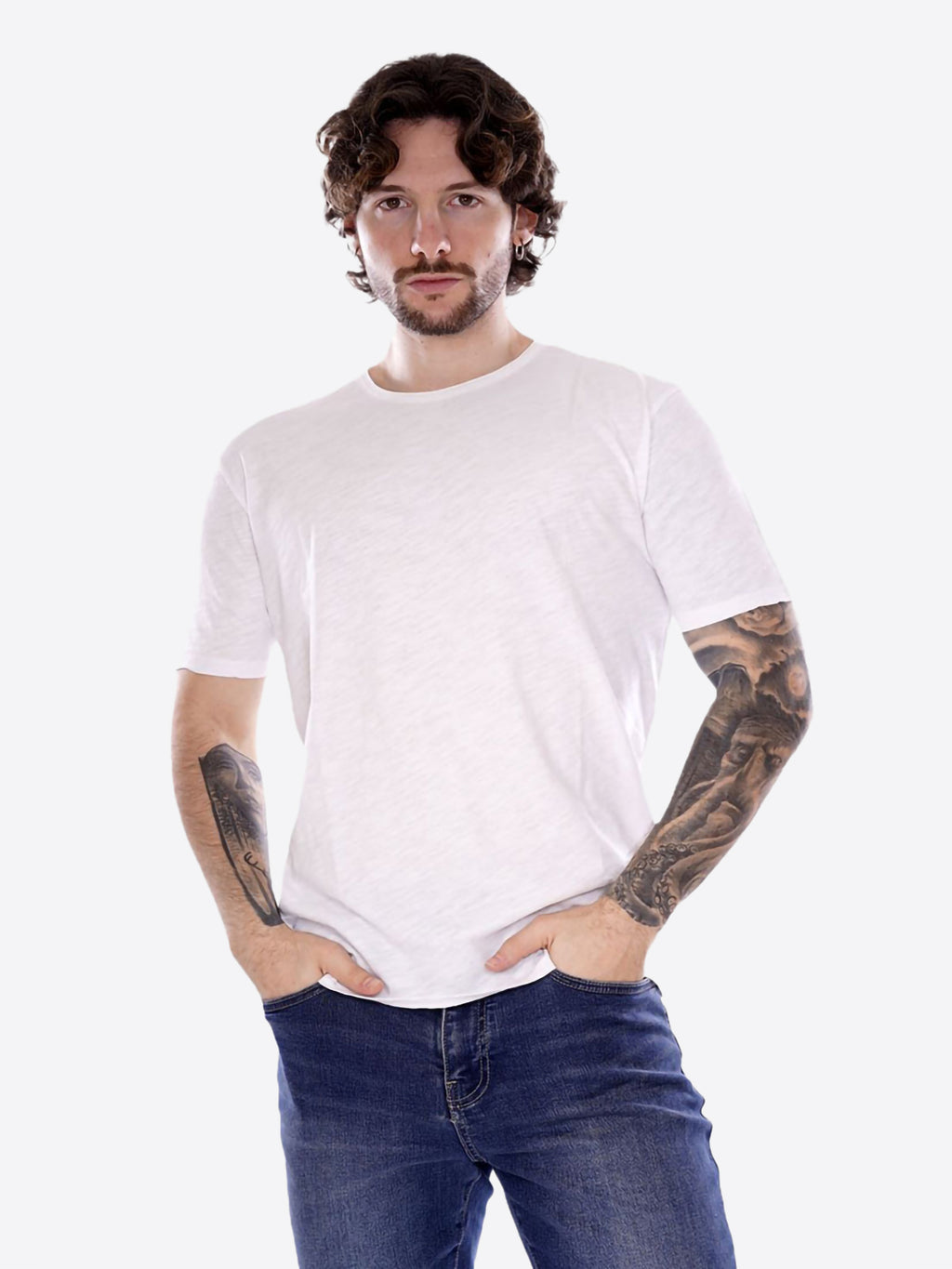 T-shirt GIANNI LUPO da Uomo - bianco GL1053F-S26WHT