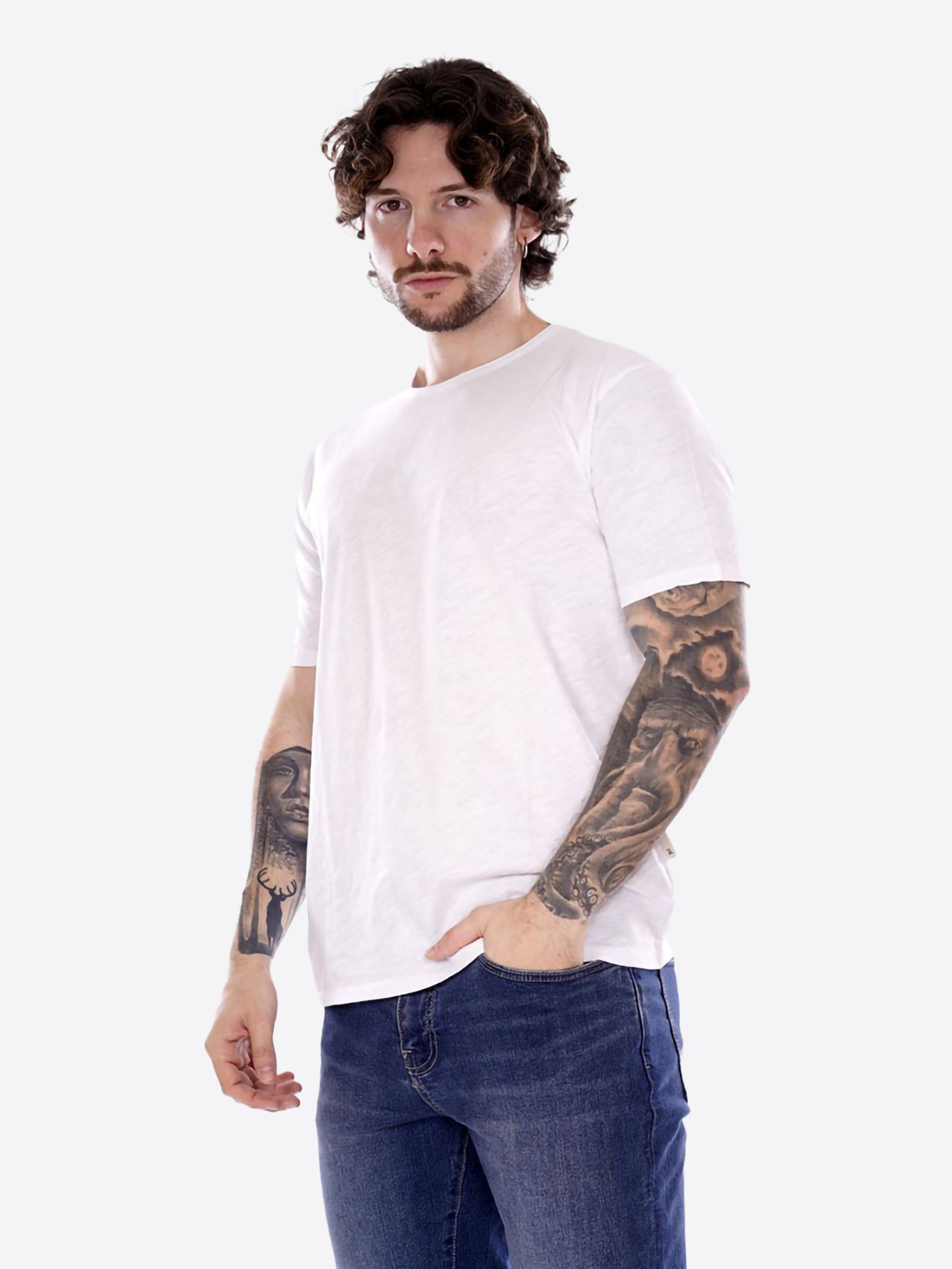 T-shirt GIANNI LUPO da Uomo - bianco GL1053F-S26WHT