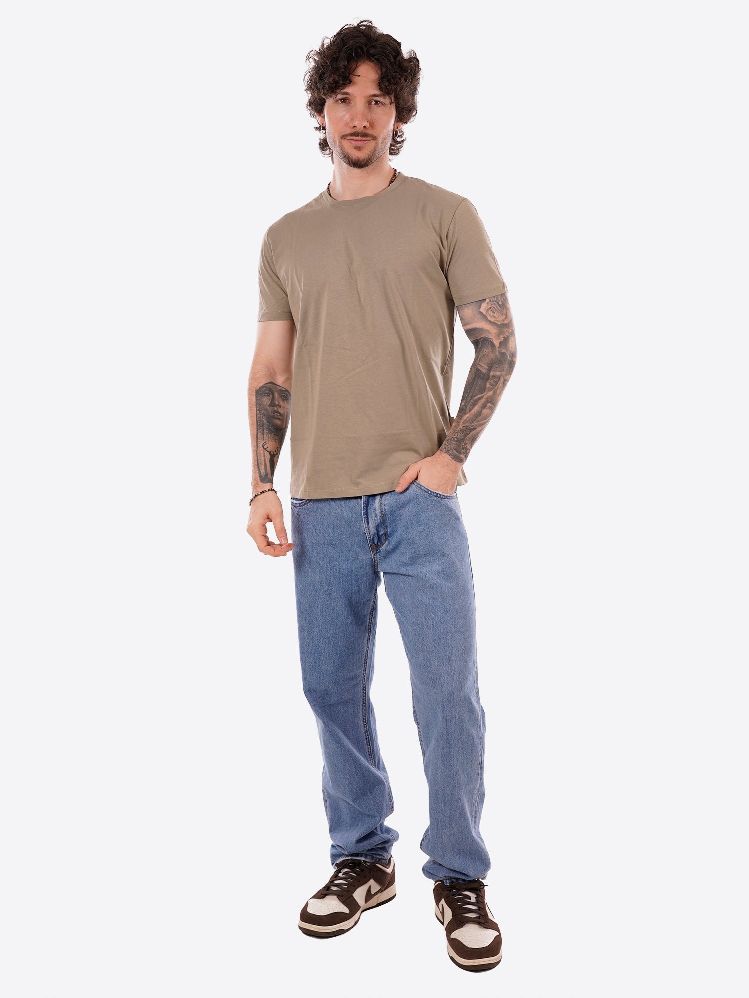 T-shirt GIANNI LUPO da Uomo - verde GL1078F-S26MILITARY