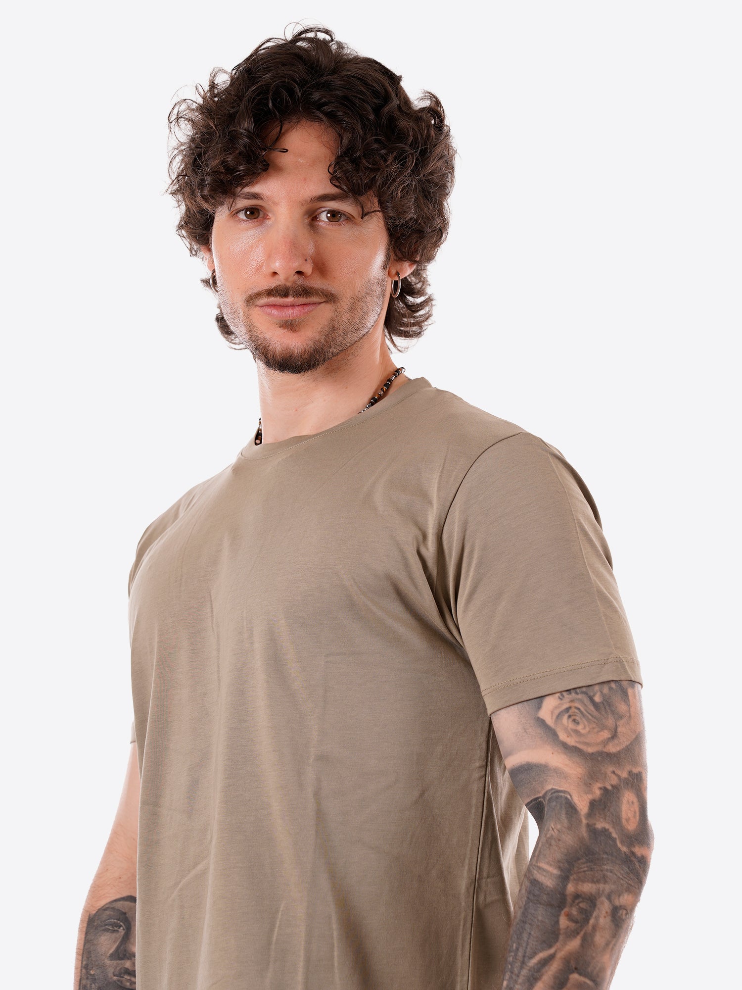 T-shirt GIANNI LUPO da Uomo - verde GL1078F-S26MILITARY
