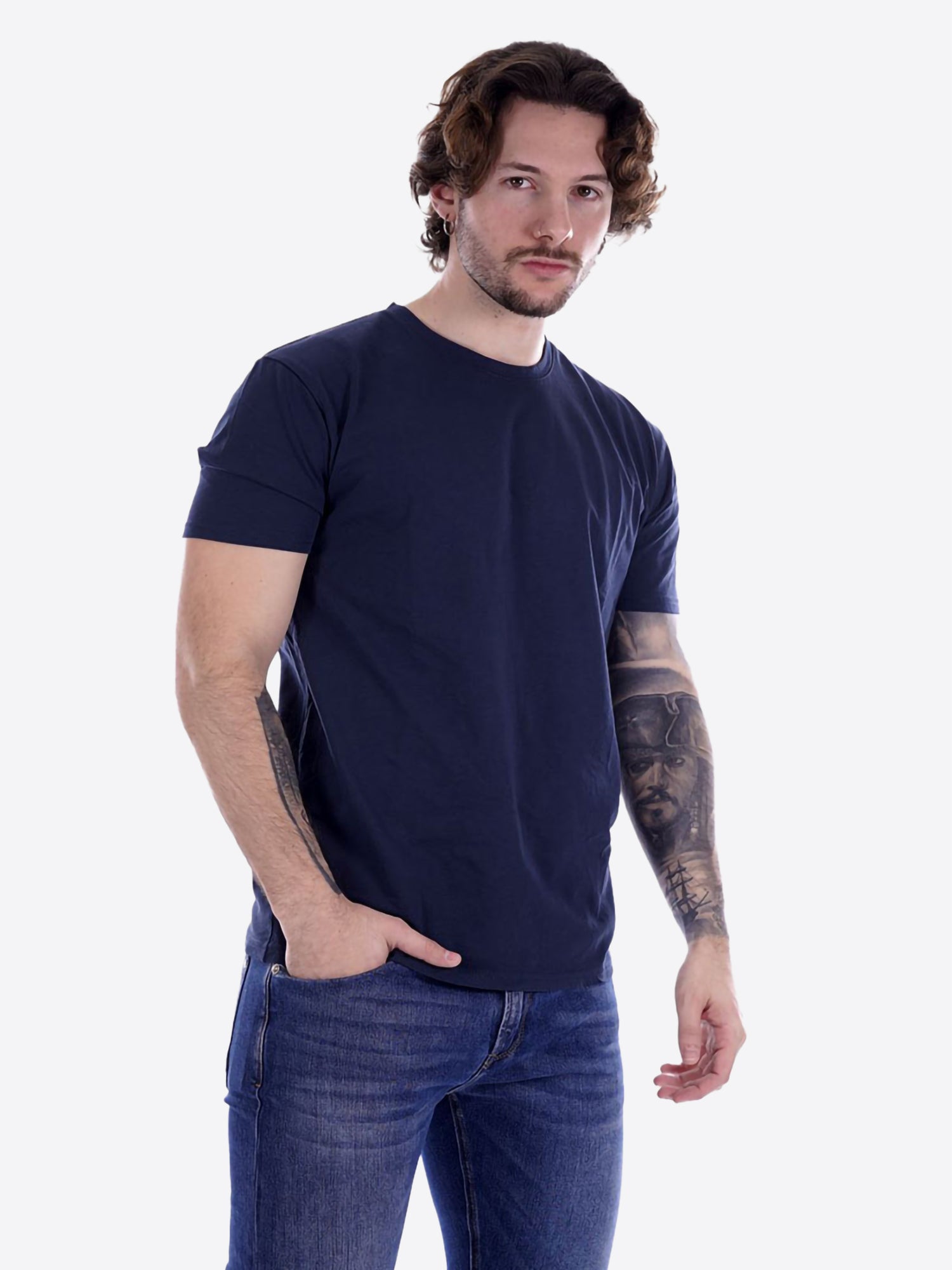 T-shirt GIANNI LUPO da Uomo - blu GL1078F-S26NAVY