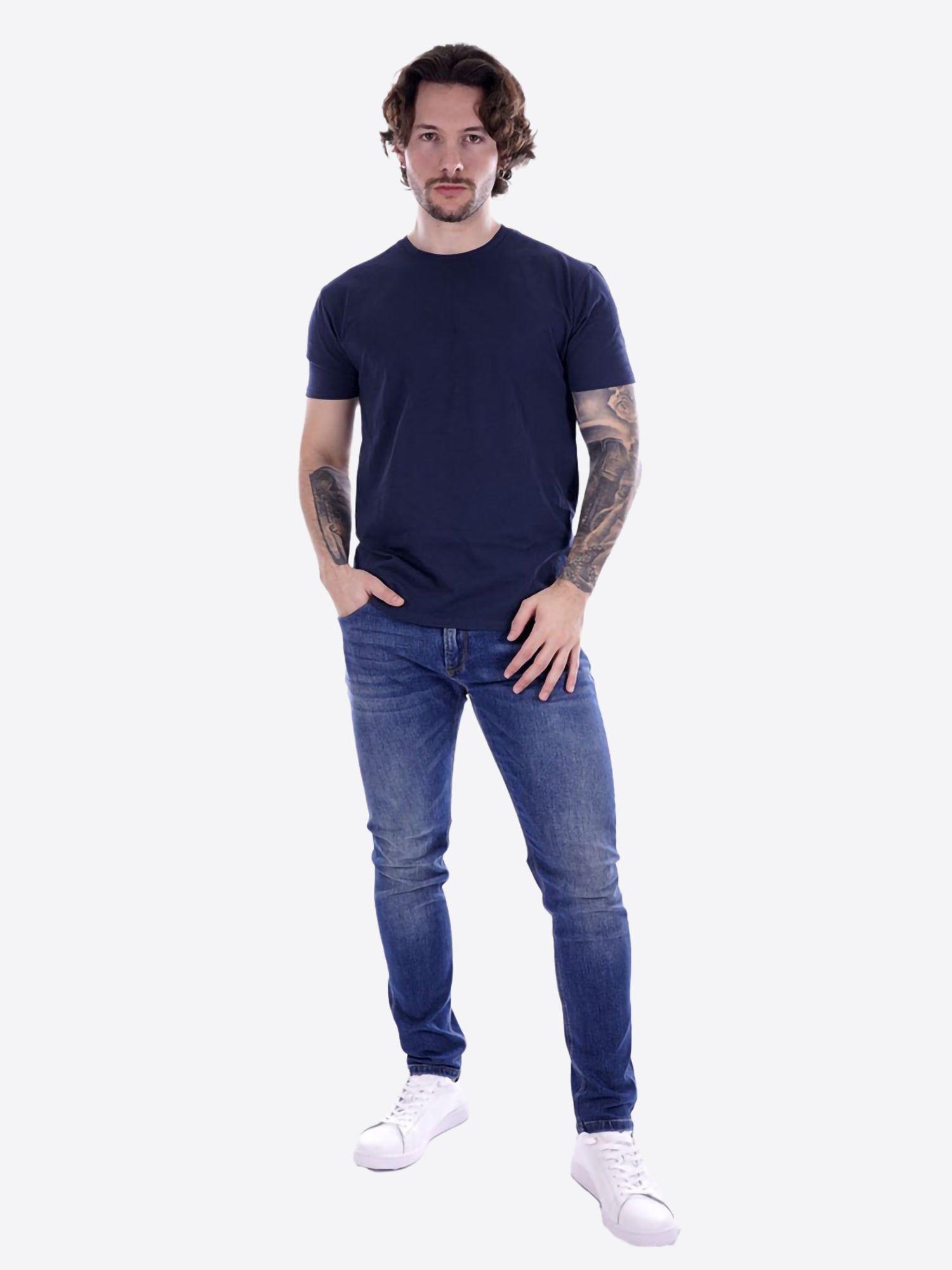 T-shirt GIANNI LUPO da Uomo - blu GL1078F-S26NAVY