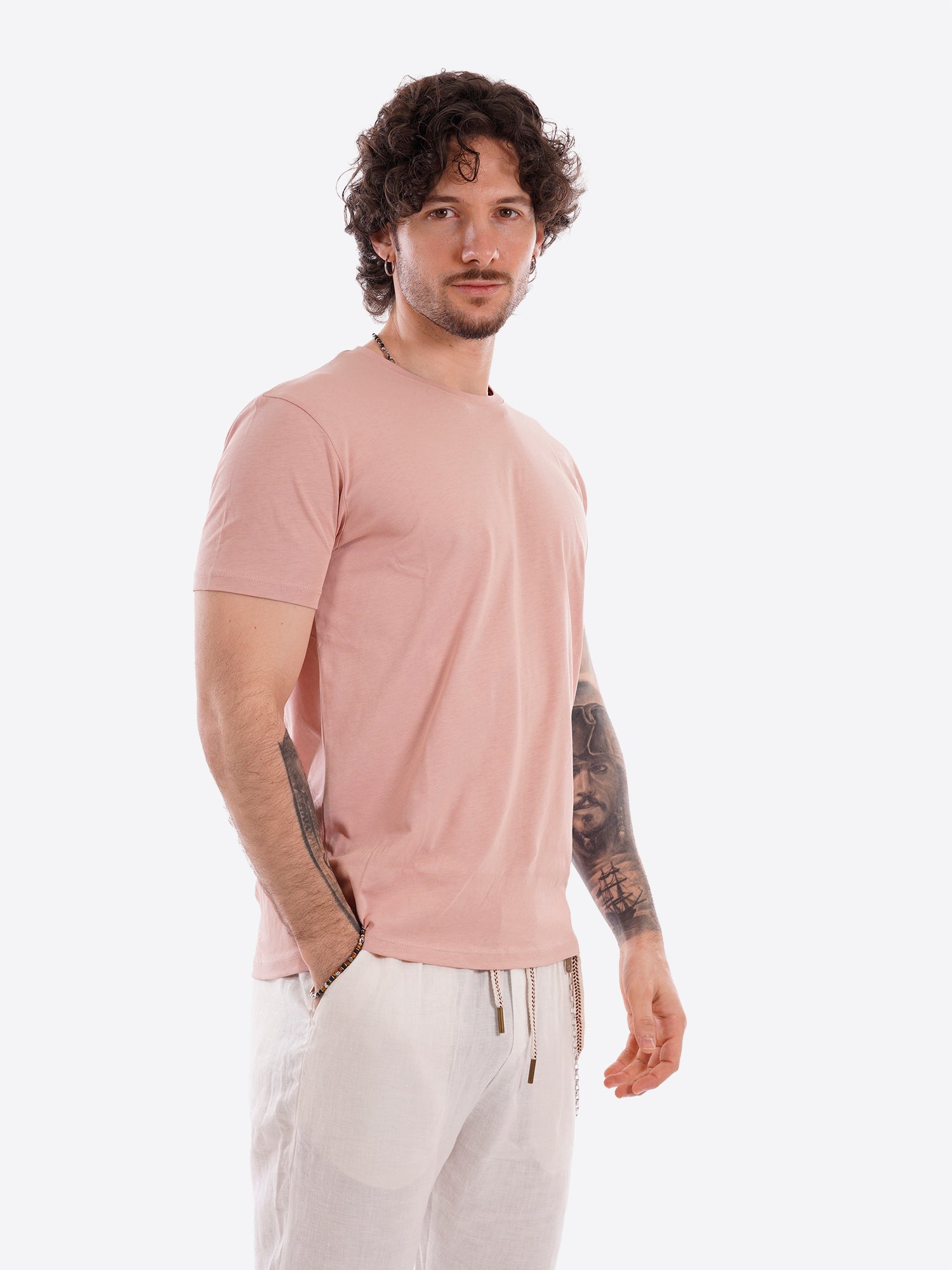 T-shirt GIANNI LUPO da Uomo - rosa GL1078F-S26PINK
