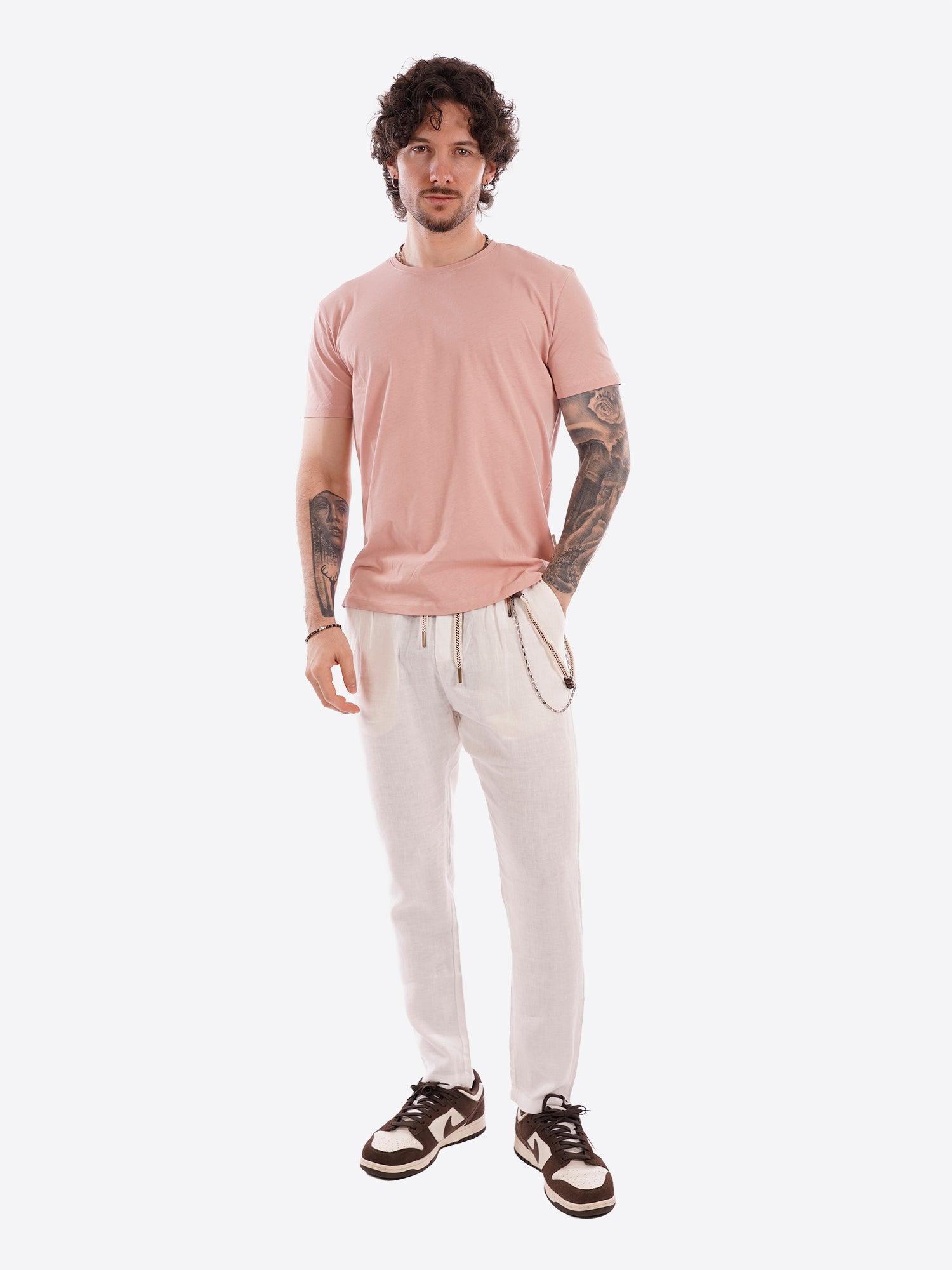 T-shirt GIANNI LUPO da Uomo - rosa GL1078F-S26PINK
