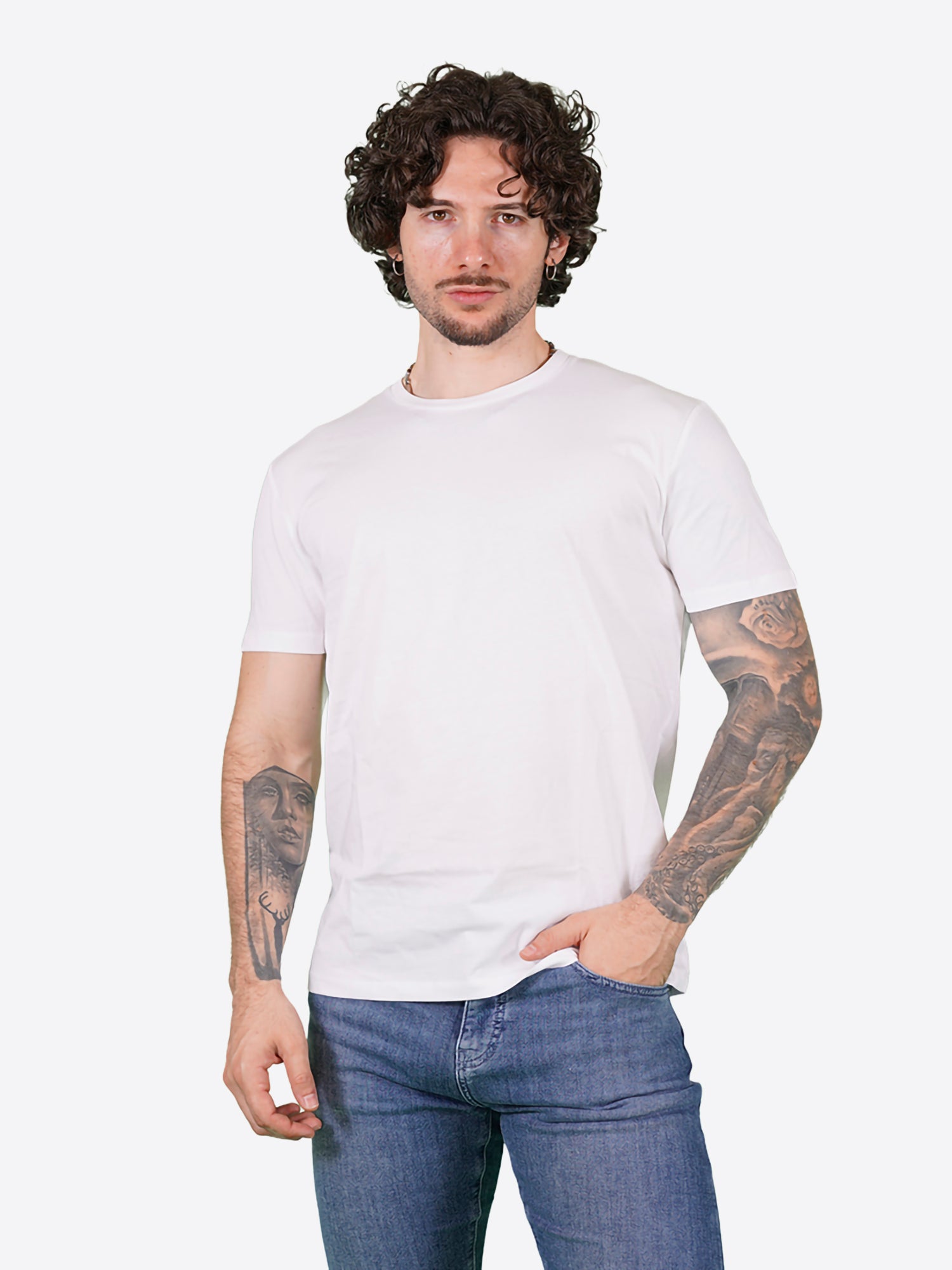 T-shirt GIANNI LUPO da Uomo - bianco GL1078F-S26WHT