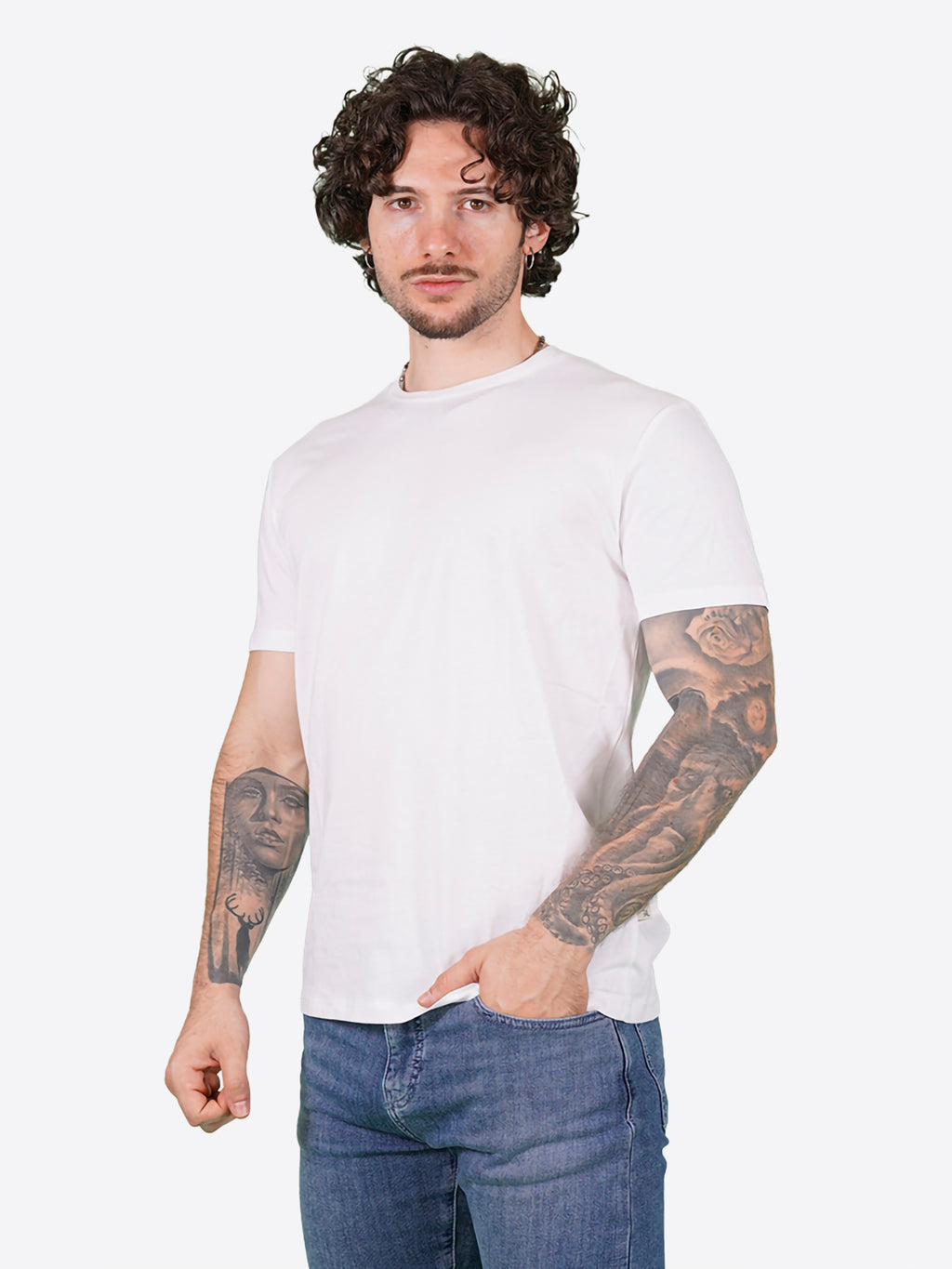 T-shirt GIANNI LUPO da Uomo - bianco GL1078F-S26WHT