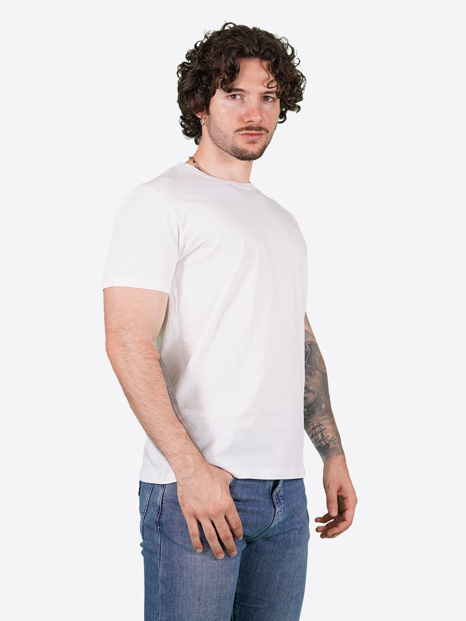 T-shirt GIANNI LUPO da Uomo - bianco GL1078F-S26WHT
