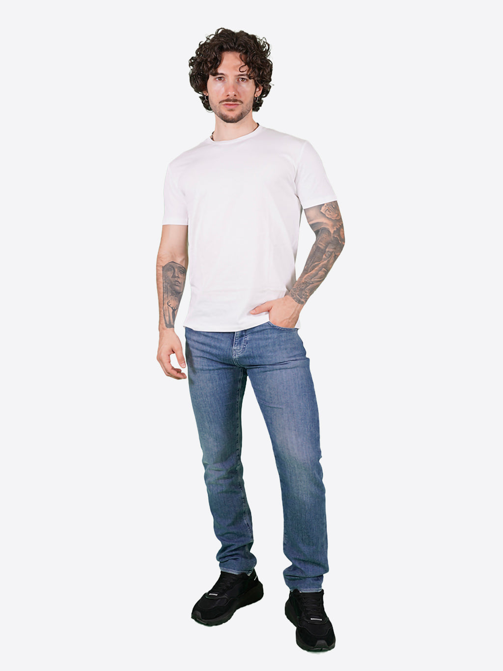 T-shirt GIANNI LUPO da Uomo - bianco GL1078F-S26WHT