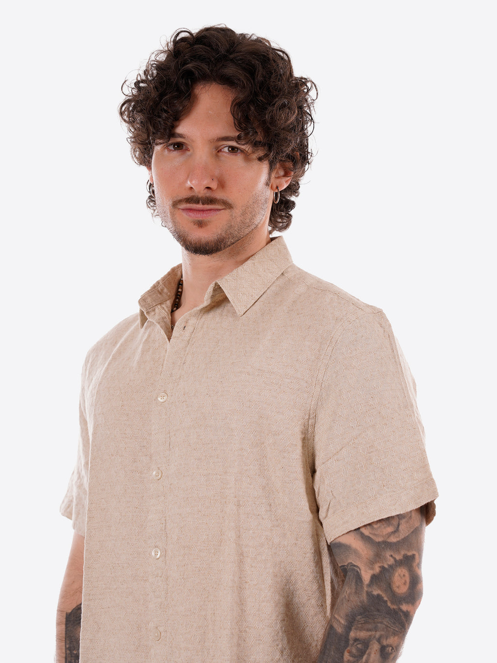 Camicia GIANNI LUPO da Uomo - beige GL138DABEIGE