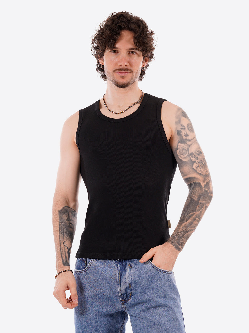 Canotta GIANNI LUPO da Uomo - nero GL20001Q-S26BLK