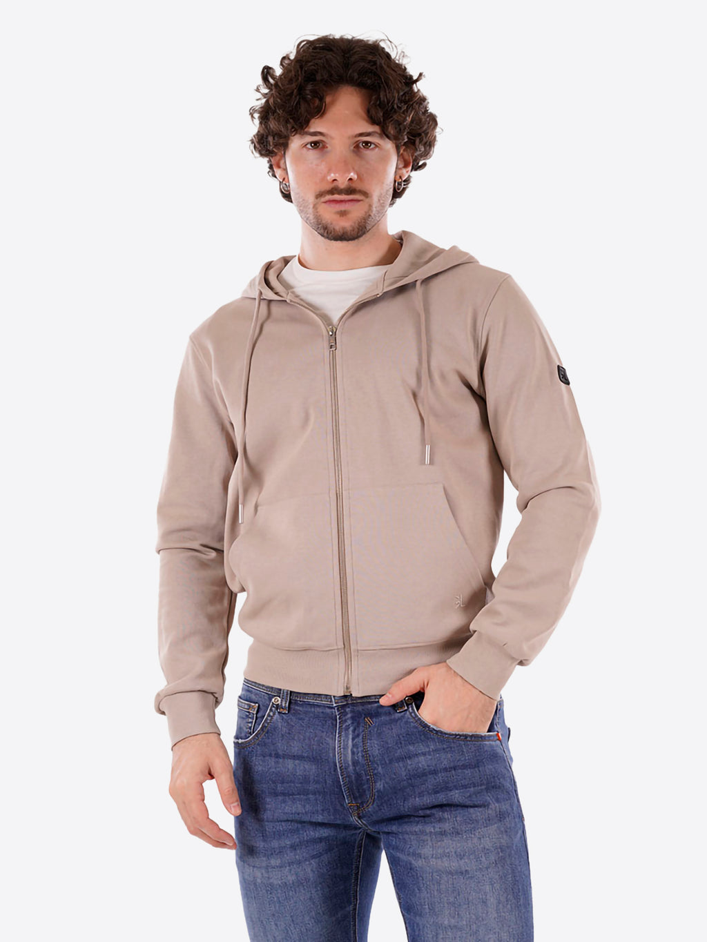 Felpa GIANNI LUPO da Uomo - beige GL2123F-S26BEIGE