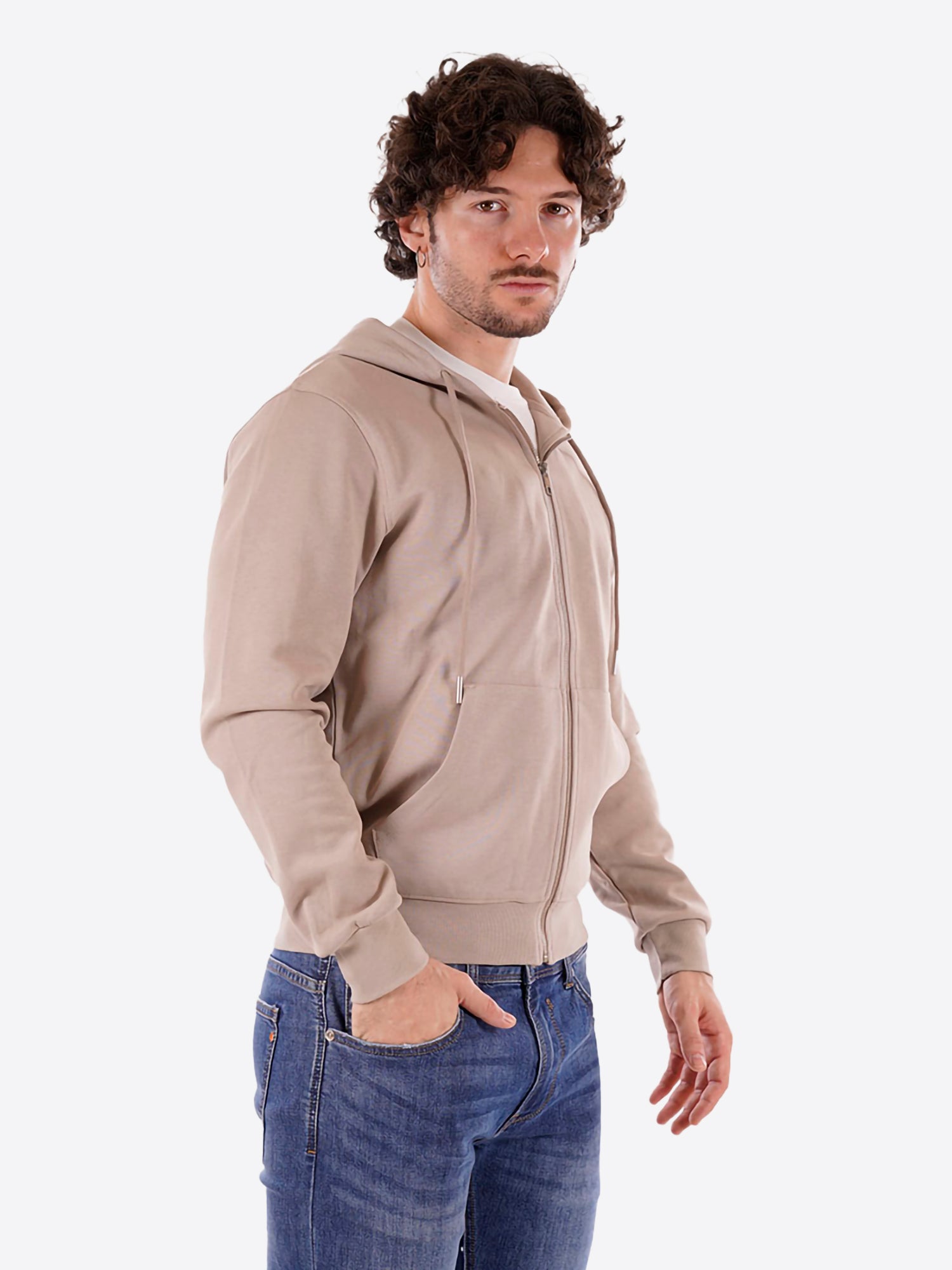 Felpa GIANNI LUPO da Uomo - beige GL2123F-S26BEIGE