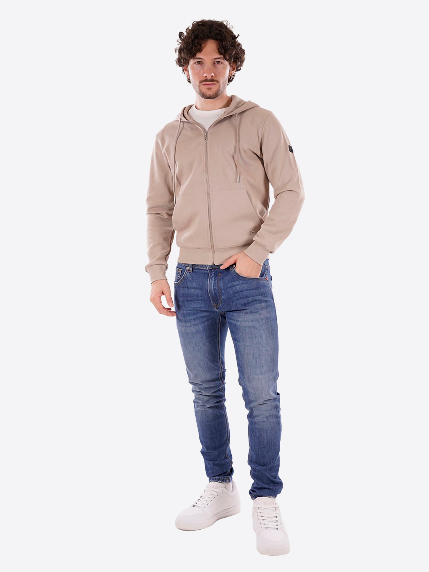Felpa GIANNI LUPO da Uomo - beige GL2123F-S26BEIGE