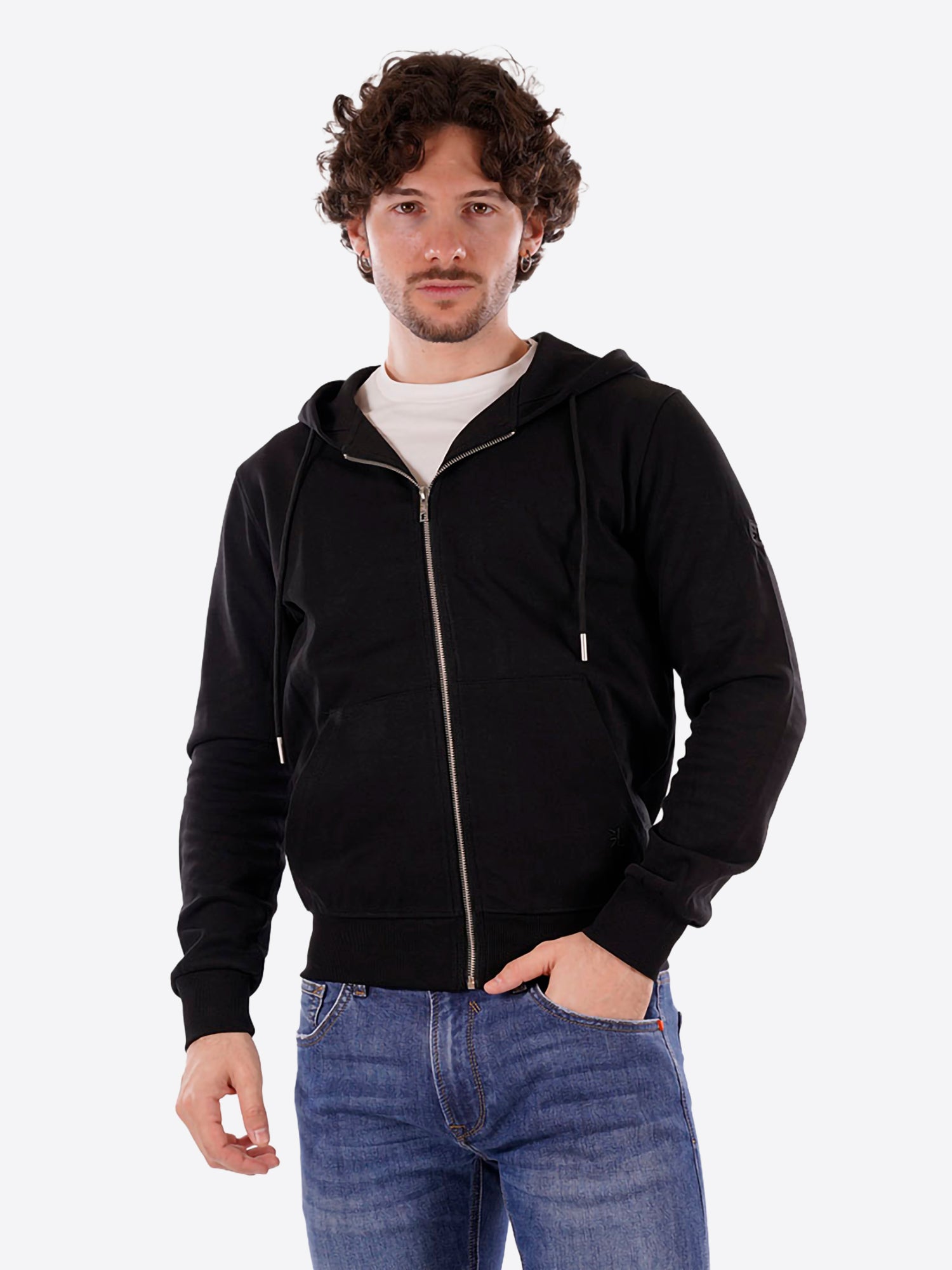 Felpa GIANNI LUPO da Uomo - nero GL2123F-S26BLK