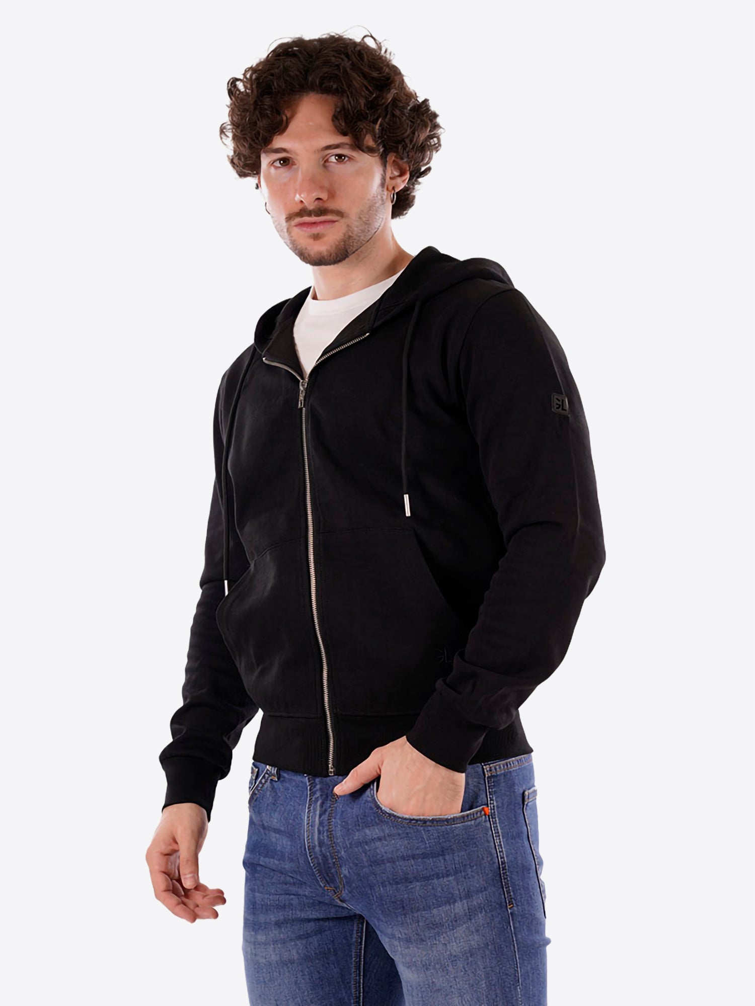 Felpa GIANNI LUPO da Uomo - nero GL2123F-S26BLK