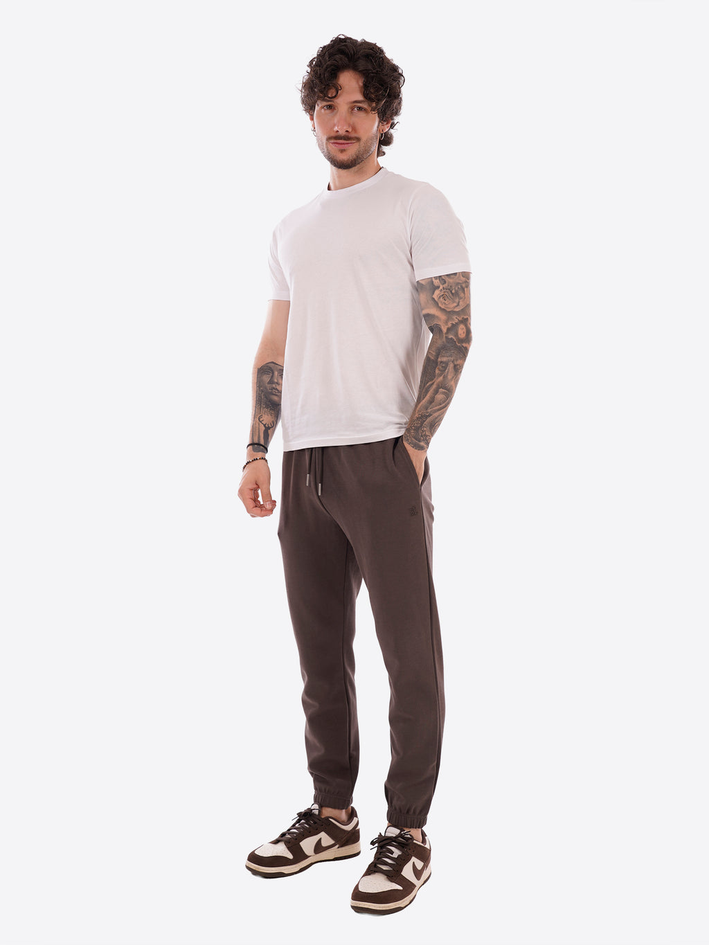 Pantalone Tuta GIANNI LUPO da Uomo - marrone GL2126FBROWN