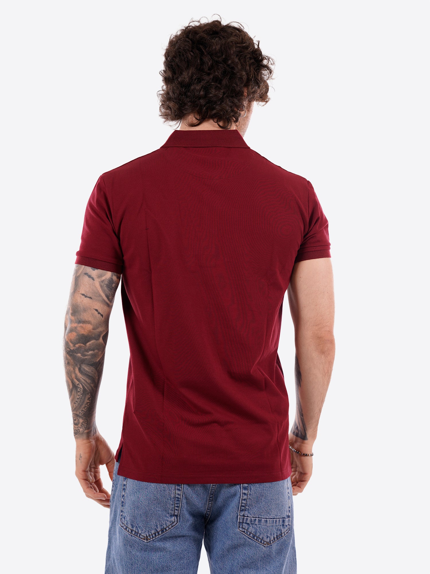 Polo GIANNI LUPO da Uomo - rosso GL2153F-26INDIA
