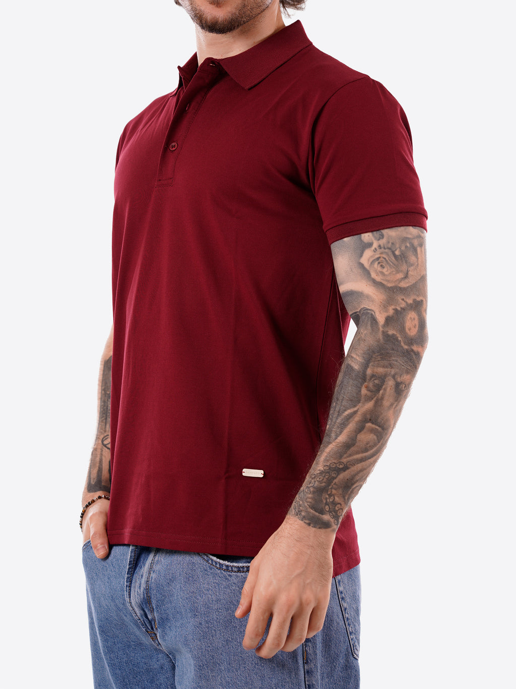 Polo GIANNI LUPO da Uomo - rosso GL2153F-26INDIA